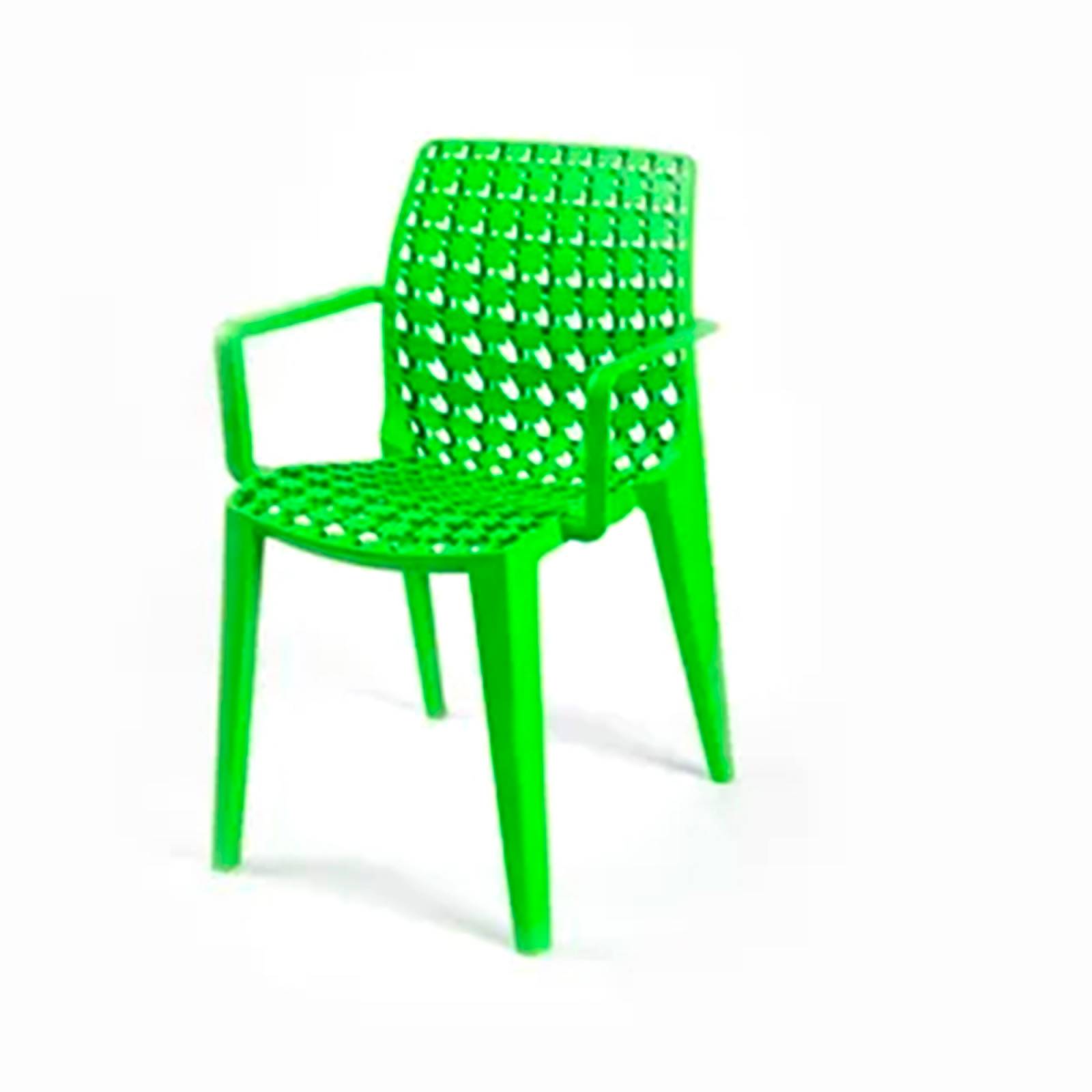 Silla Para Restaurante Con Brazos En Polipropileno