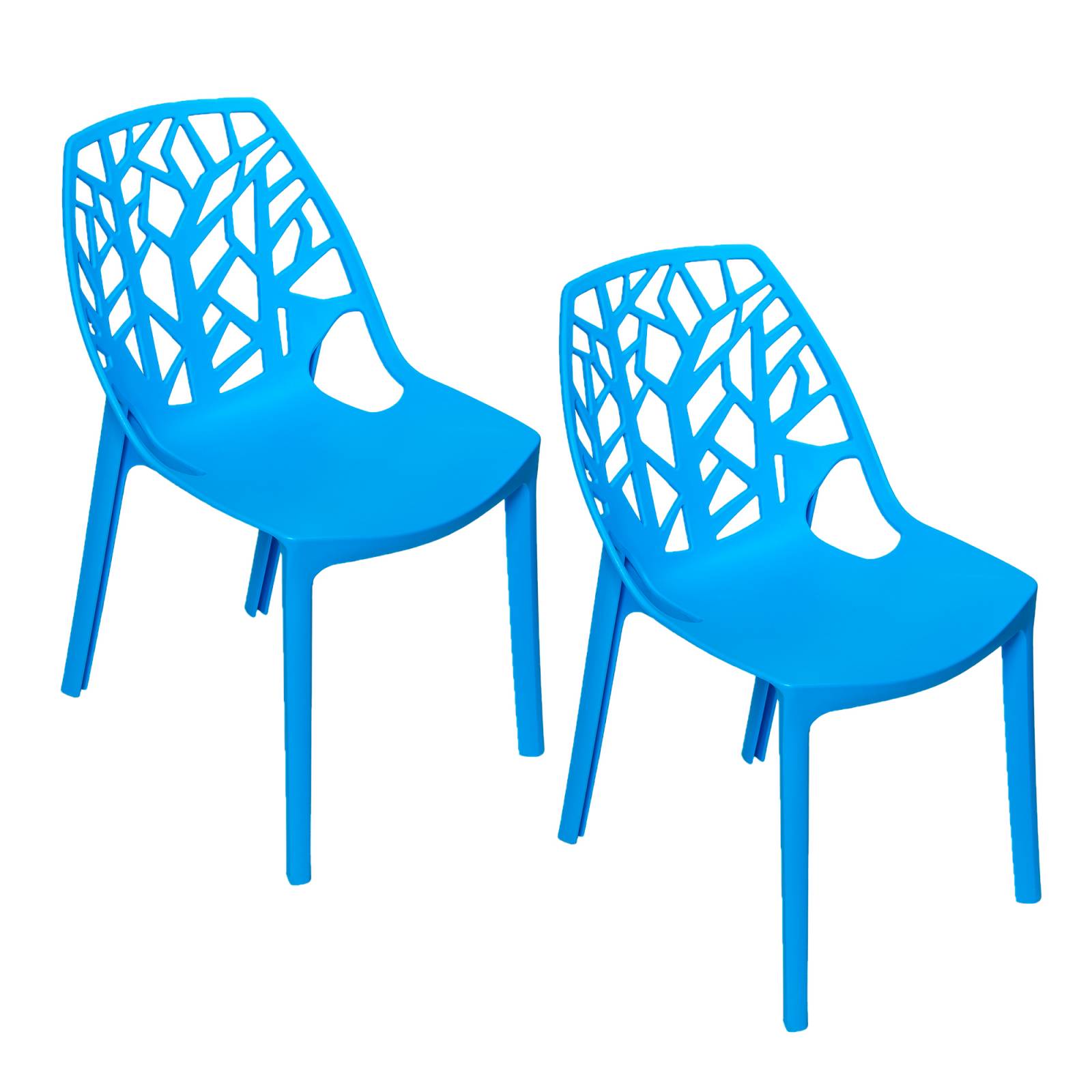 Set De 2 Sillas Ceiba En Polipropileno Alta Resistencia