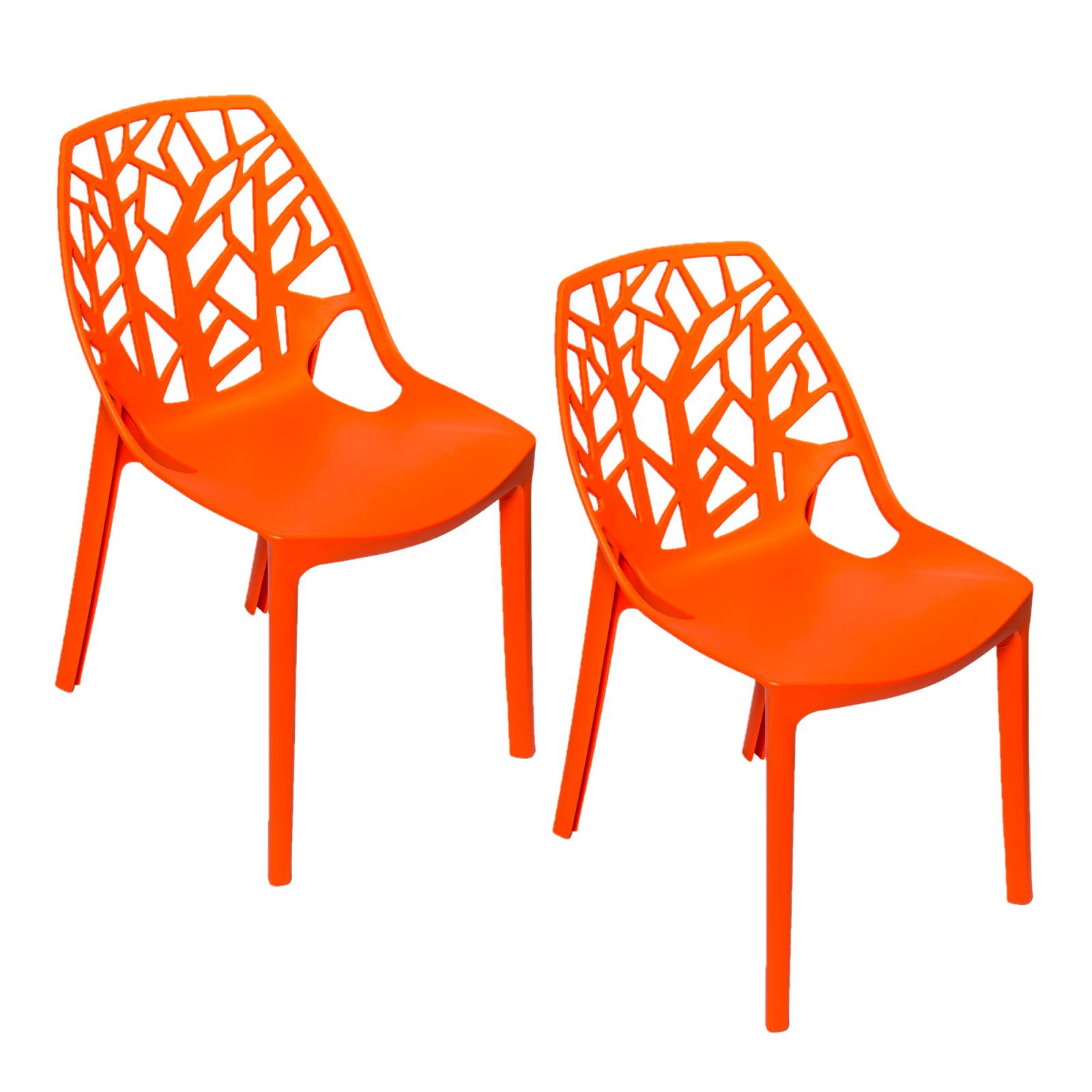 Set De 2 Sillas Ceiba En Polipropileno Alta Resistencia