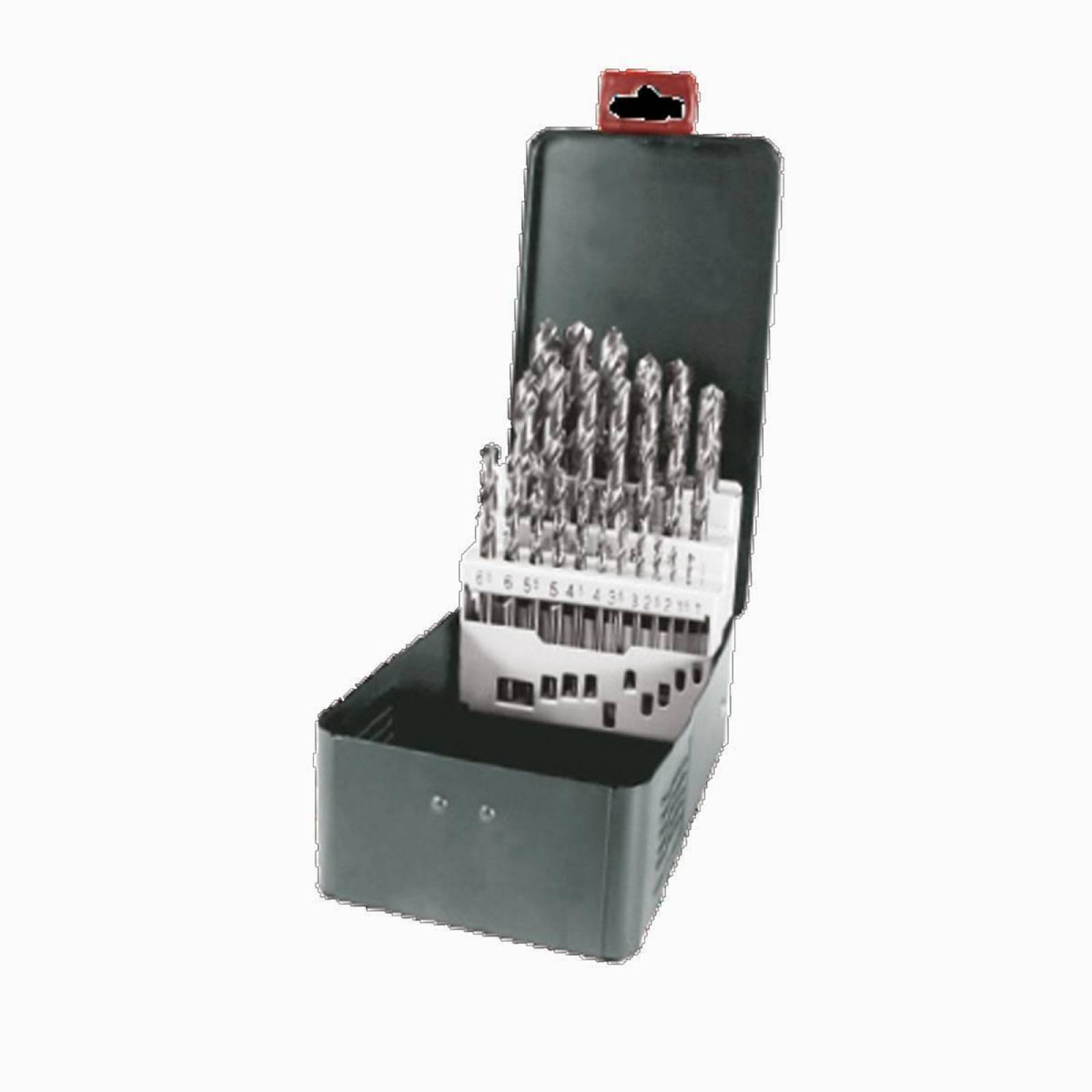 Juego De Brocas (Hss)  Metricas 1.00Mm A 13.00 Mmx .5Mm 25Pz Weston Tools 