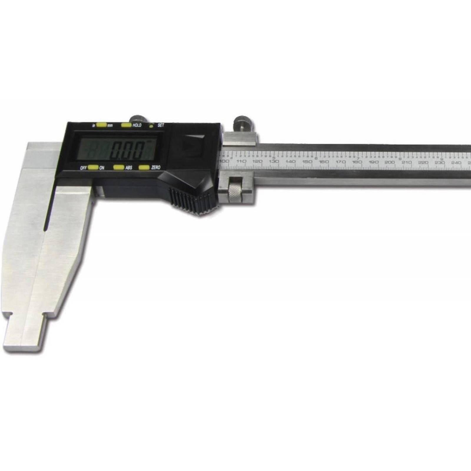 Calibrador Digital Largo 0-12" Mm/In Zero/Abs C/Pila DASQUA