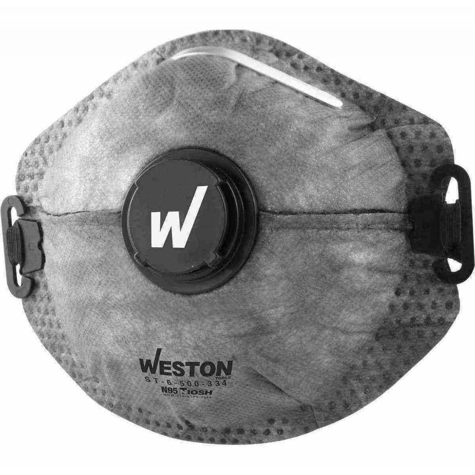 Respirador C/Carbon Activado C/Valvula Weston Tools 