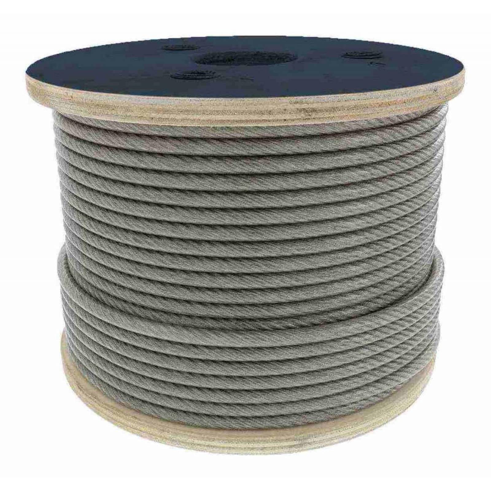 Cable De Acero Alma De Fibra Fc  6X19 5/8" Rollo 500M Weston Tools 