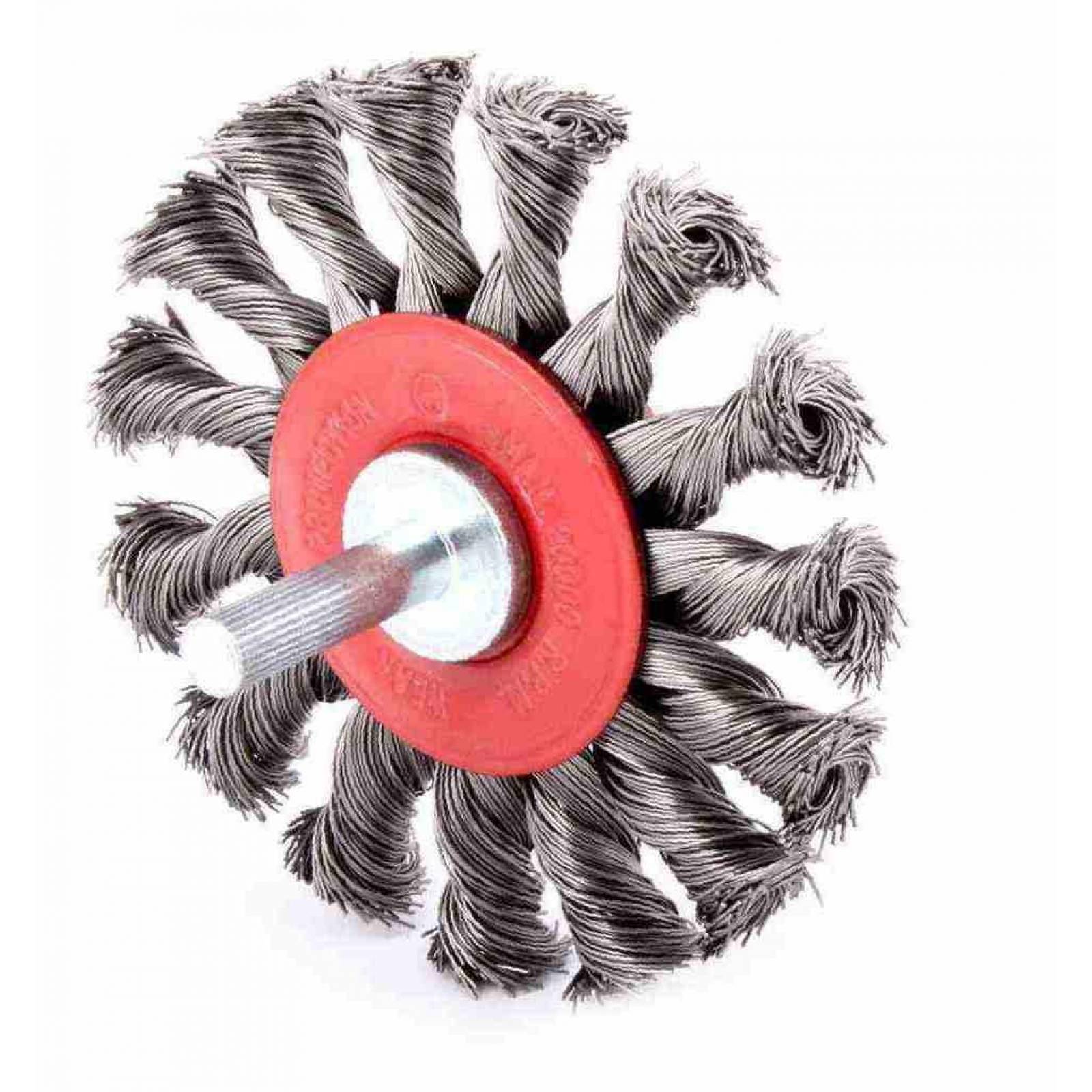 Cepillo Circular Trenzado 3" C/Vastago 1/4" A.C  .014" Weston PLUS 