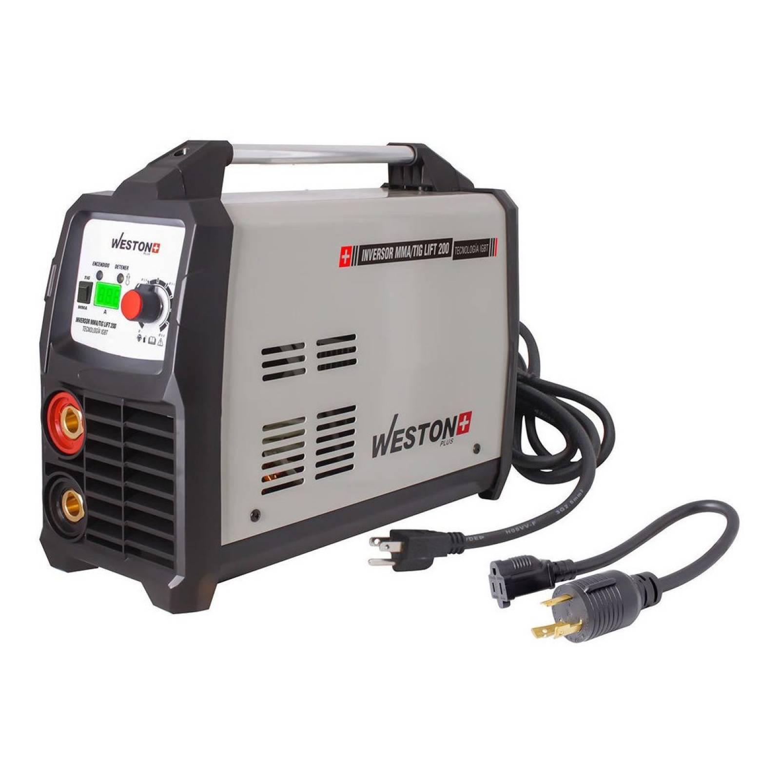 Inversor Mma 200Amp 110/220V 1 Fase Igbt Plus C/Lift Tig Weston PLUS