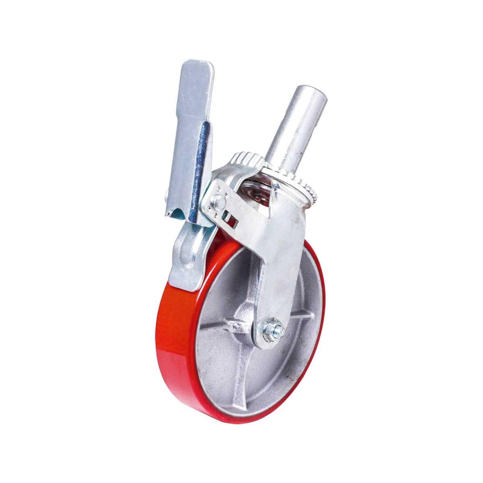 Rodaja Andamio Rojo Fierro Vaciado 6X2" Hd Weston Tools 