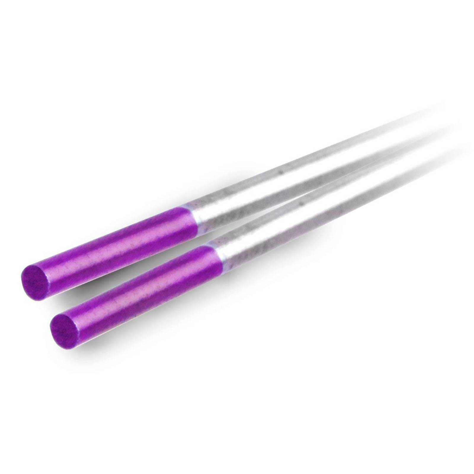 Electrodo D/Tungsteno Morado 1/8" X 7" (10 Pzs) Weston Tools 