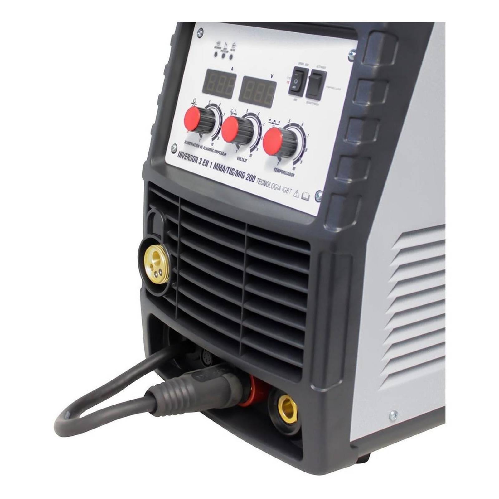 Inversor Multiprocesos 200A 3 En 1, Mma/Tig/Mig 110/220V 1Ph Weston PLUS 