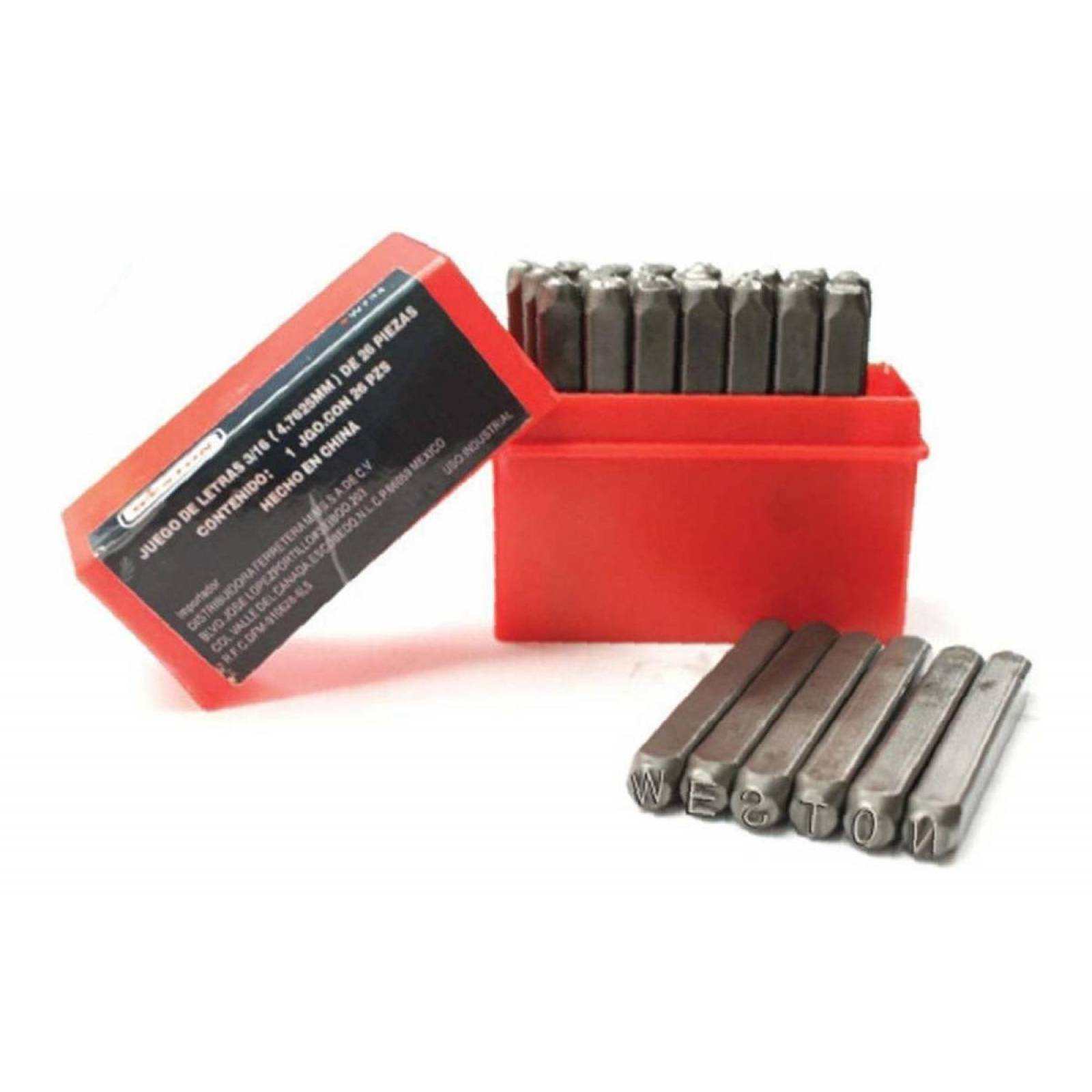 Numero De Golpe 1/8    Empaque C/9Pzs Weston Tools 