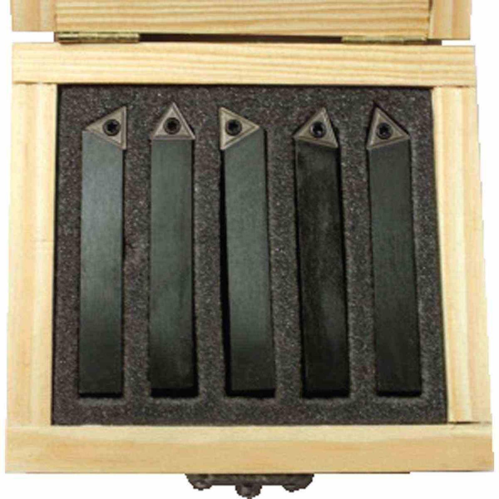 Juego   De Porta Insertos 3/8"  Tipo Buril Calzado 5 Pzas Weston Tools 