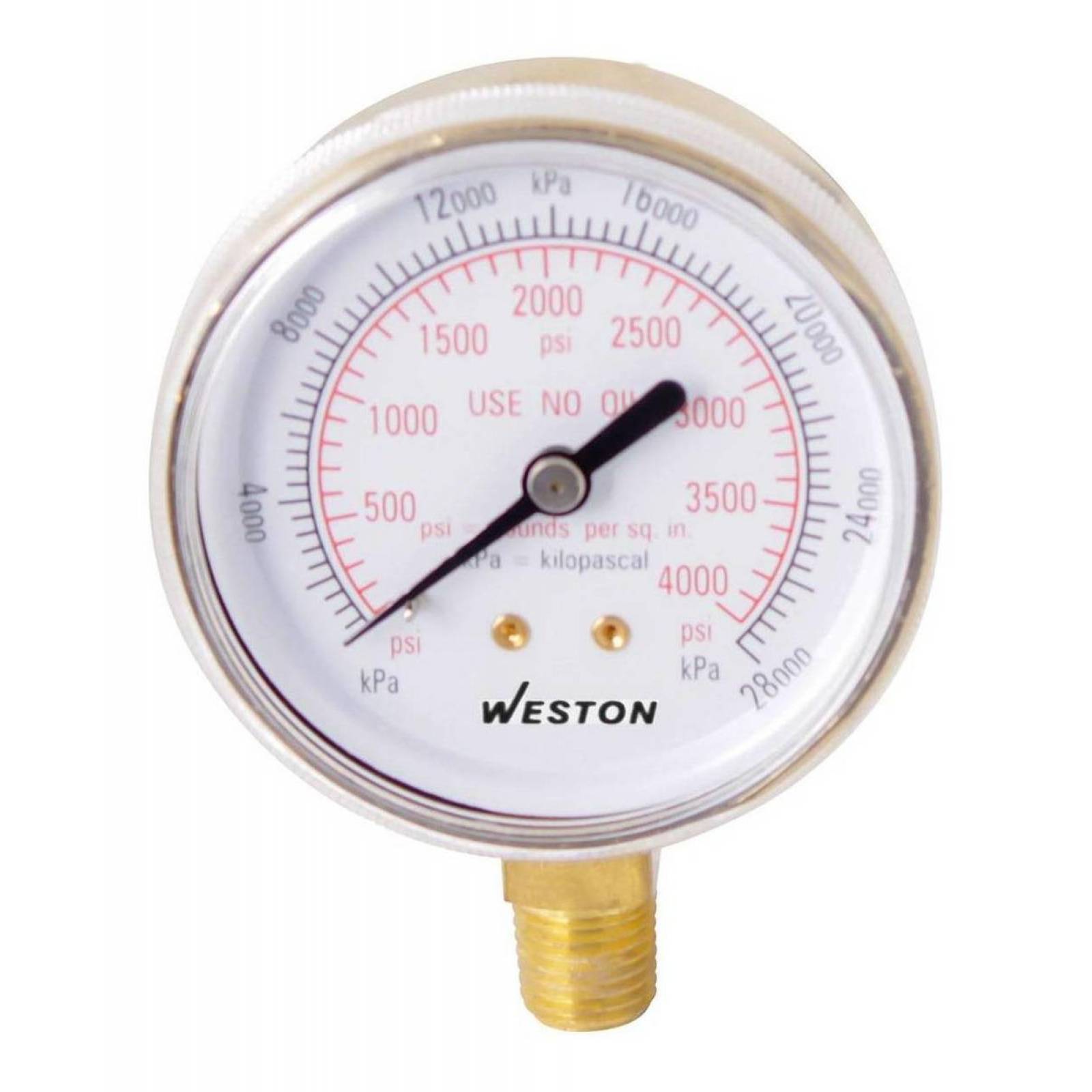 Manometro De Acetil 2 3/4" 0-400Psi/2800Kpa Weston Tools
