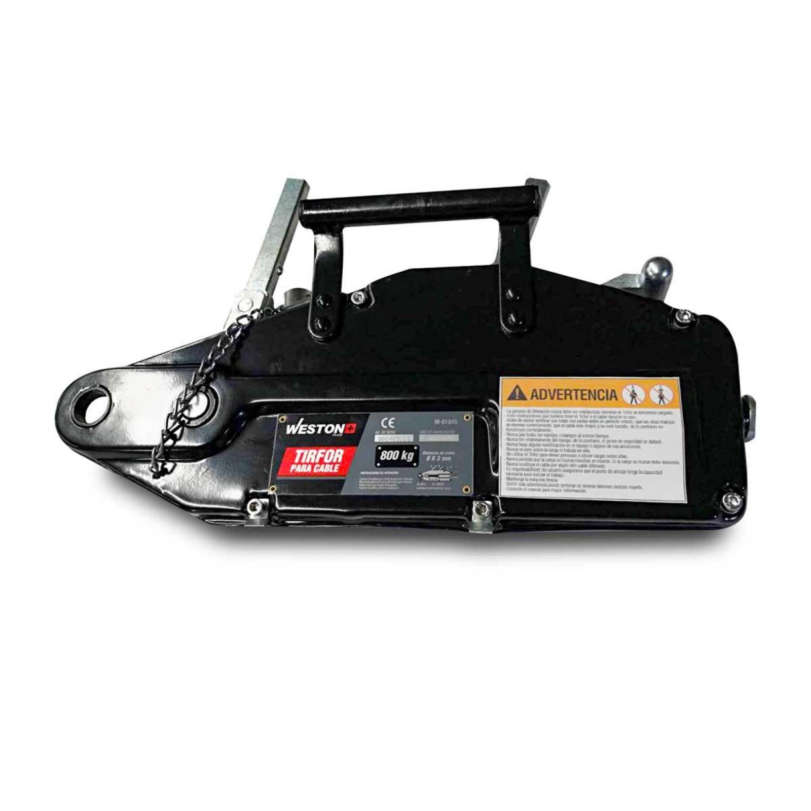 Tirfor Para Cable 3.2T*20M Cuerpo D/Acero Weston PLUS