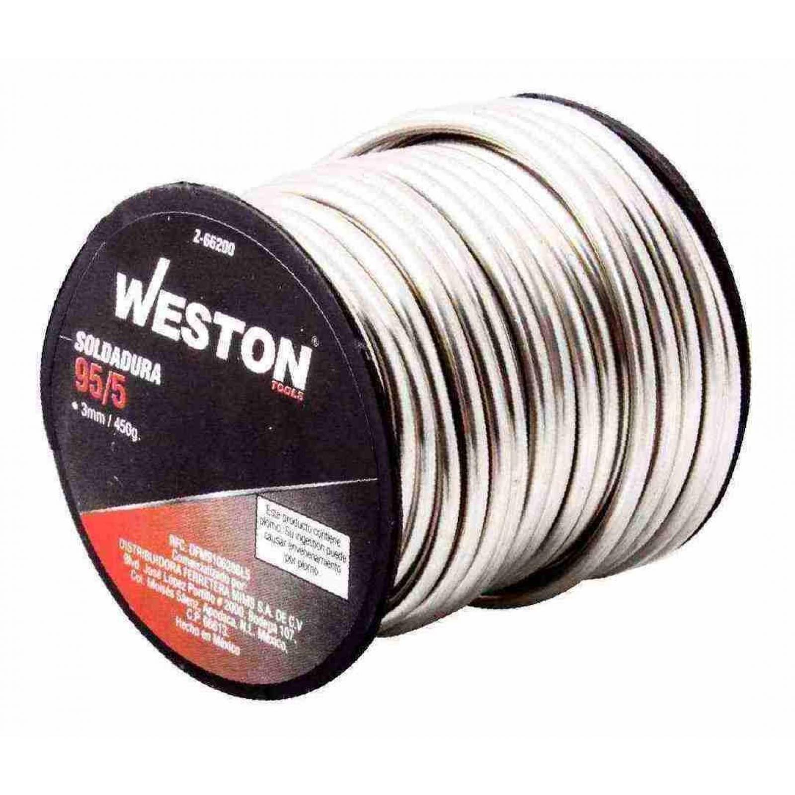 Soldadura Solida 95/5 Sb 3Mm Weston Tools 