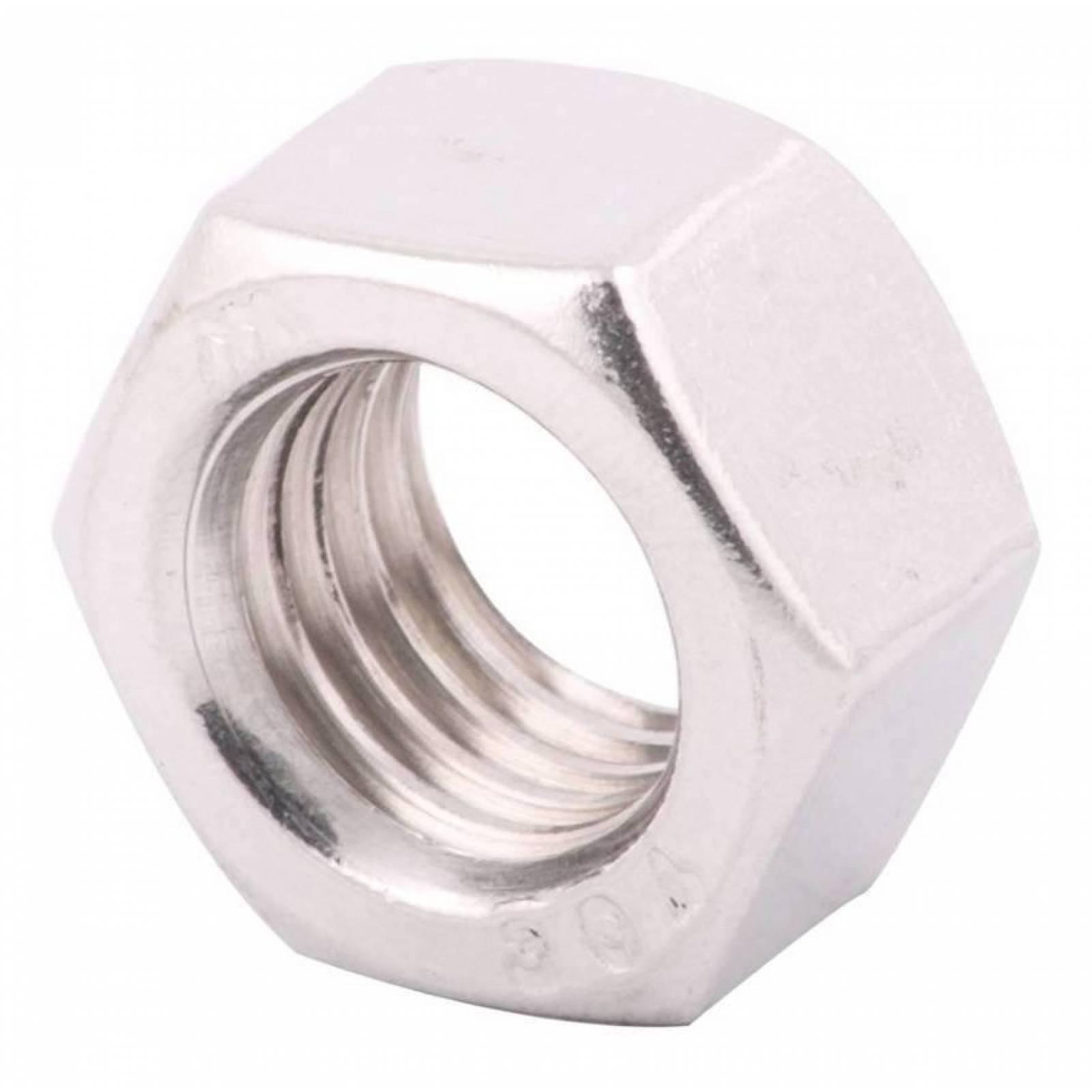 Tuerca Hex. De Acero Inox. M16-2.00    - Caja C/50 Pzas  Weston Tools 