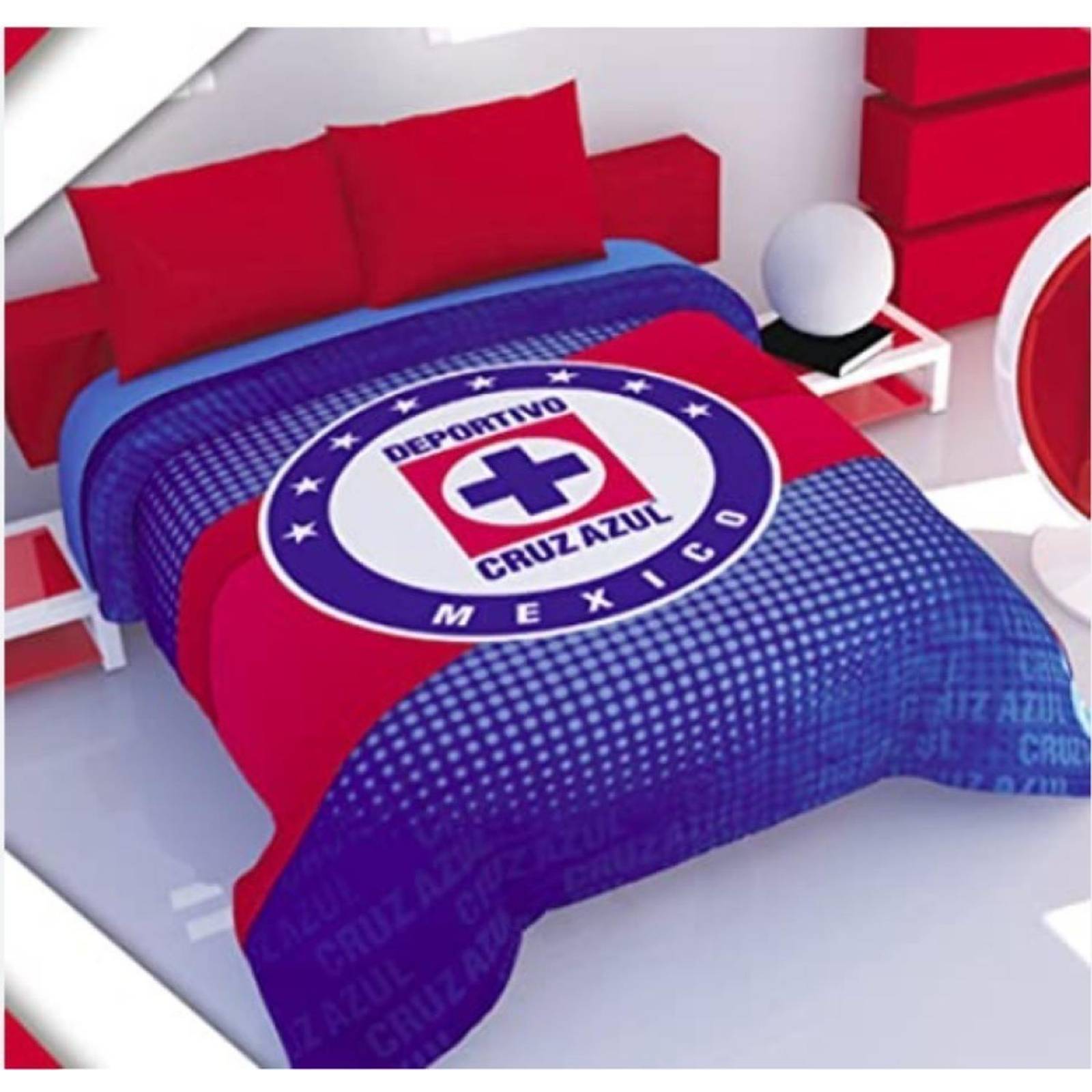 Cobertor Ligero Frazada Cruz Azul 9 Campeonato Matrimonial 