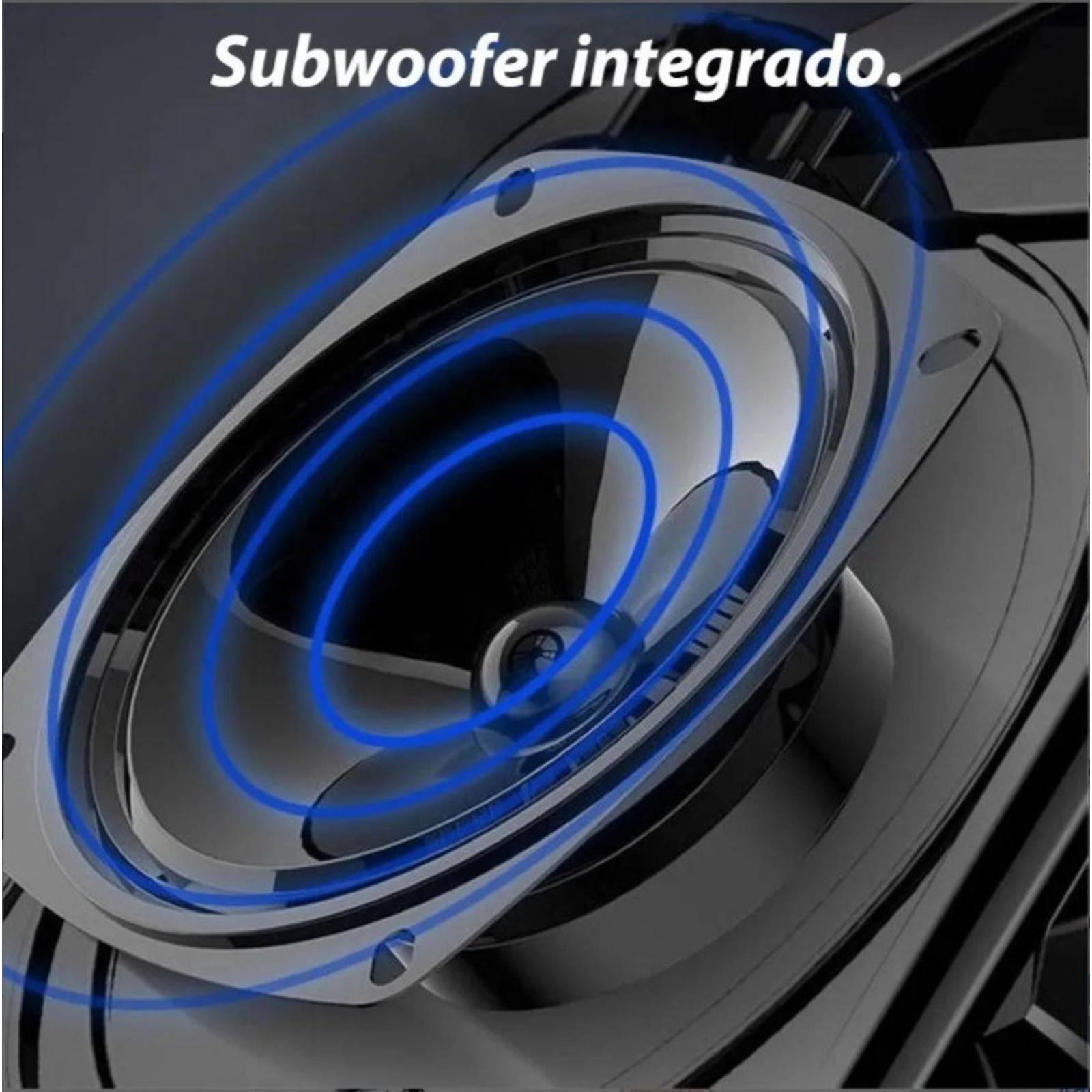 Bocina Portatil Bluetooth Recargable Negro 8