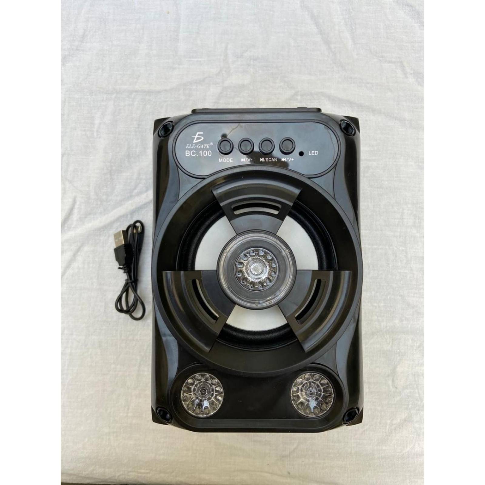 Bocina Portatil Bluetooth Recargable Negro 8