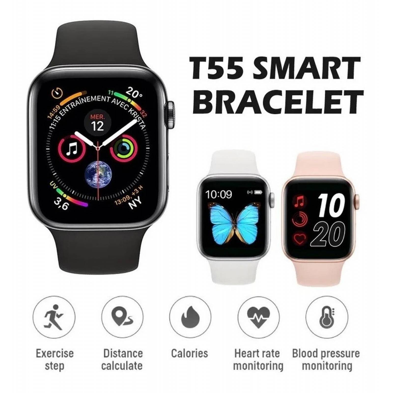 Reloj Inteligente Smartwatch T55 Bluetooth 4.0 .