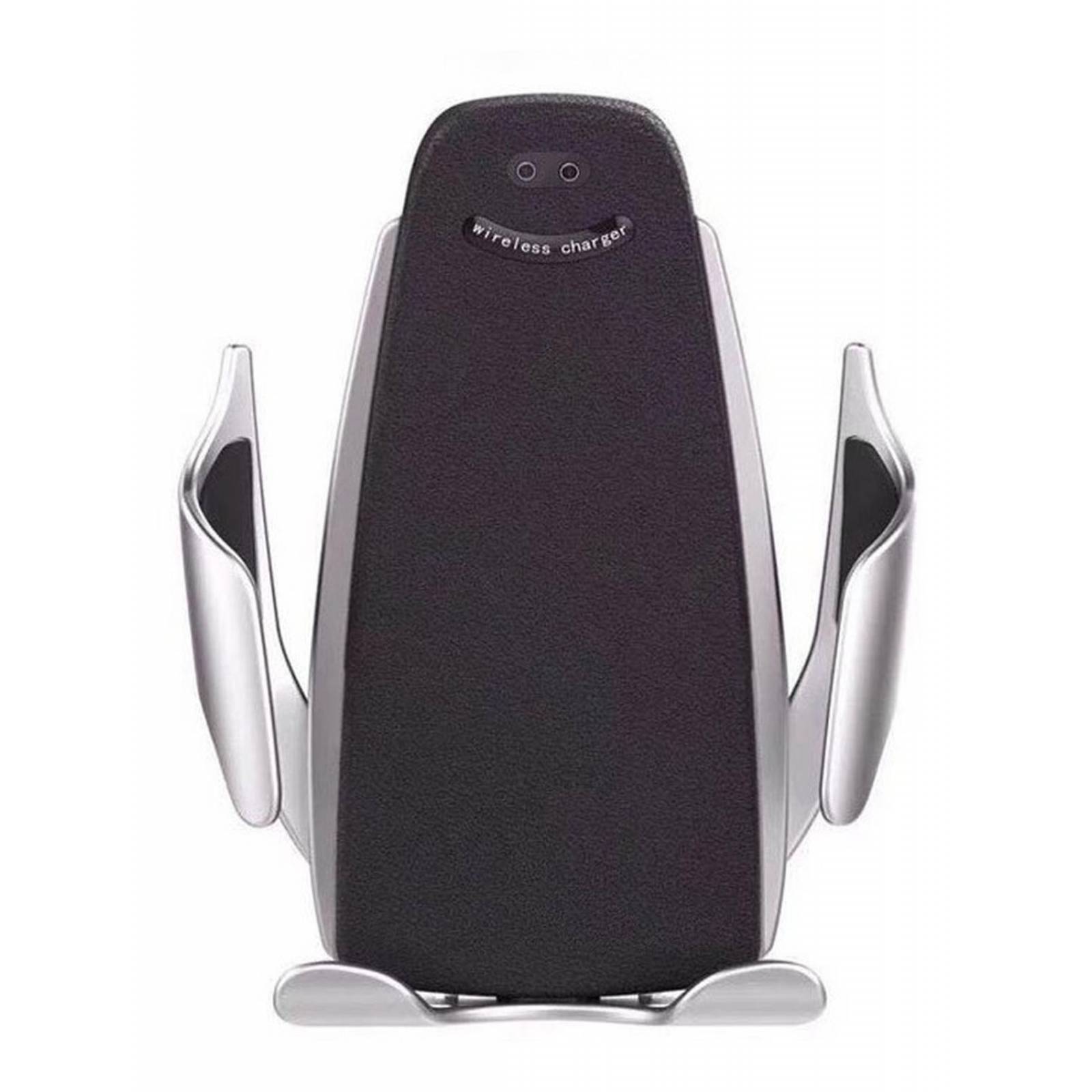 Soporte Cargador Inalambrico Para Auto Sensor Automatico Plateado