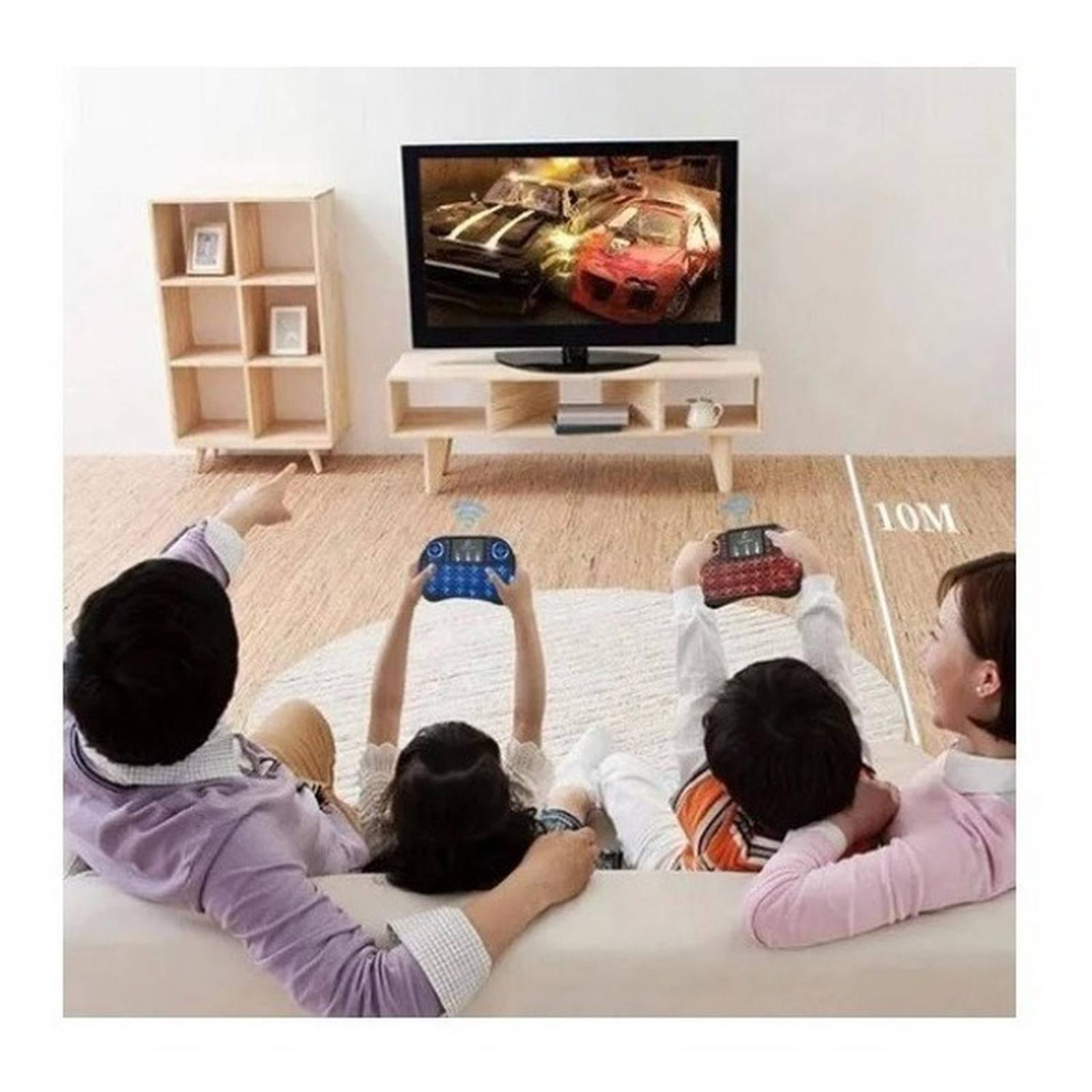 Mini Teclado Inalambrico Mouse Pad Usb Smartv Tvbox Xbox Pc 