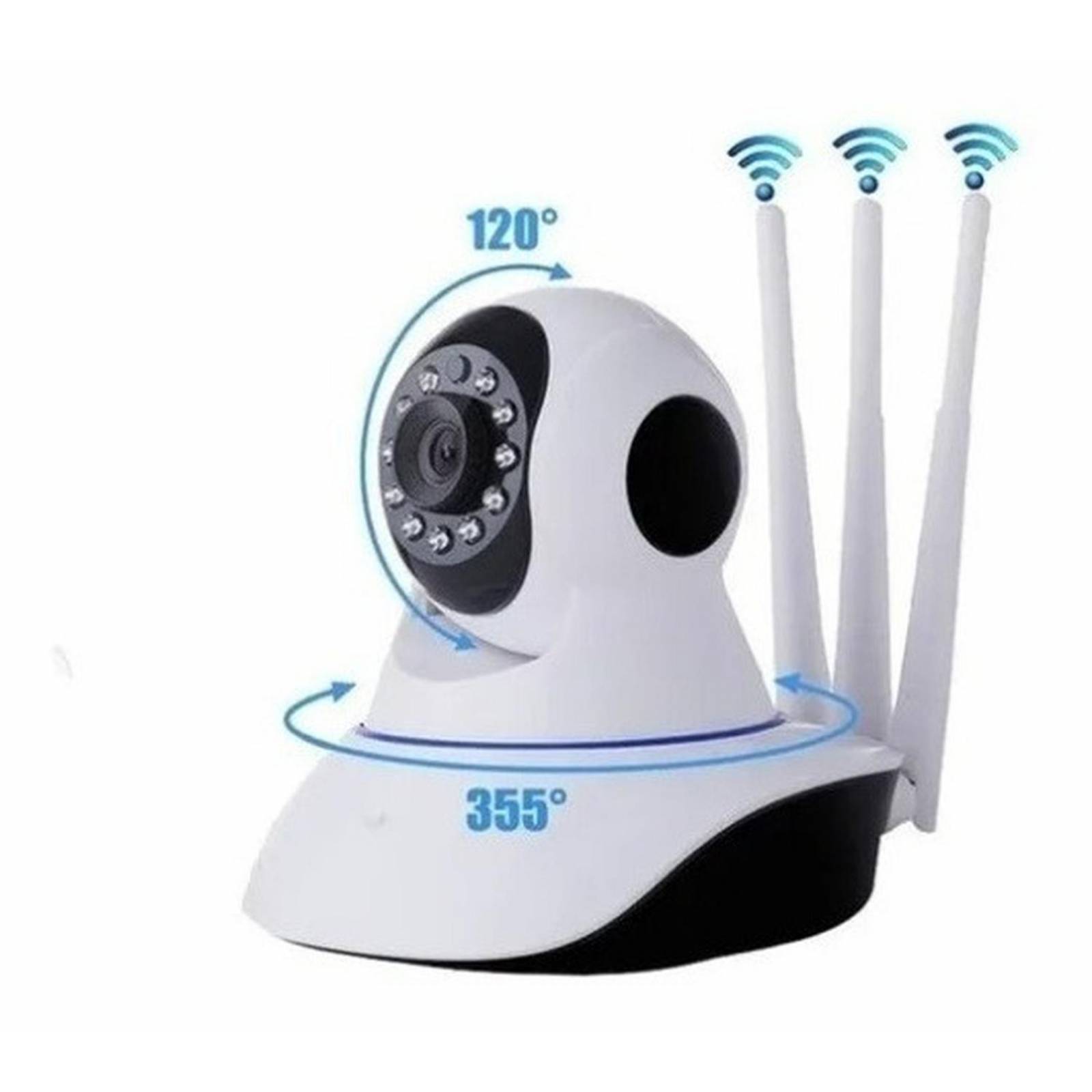 Cámara Seguridad 360 - Ip Wifi Hd 1080p Sensor Movimiento 