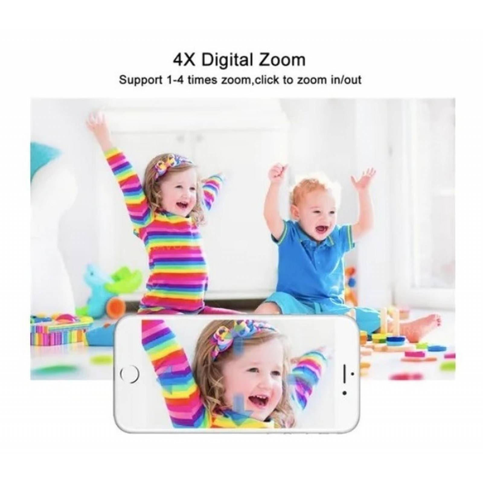 Cámara Seguridad 360 - Ip Wifi Hd 1080p Sensor Movimiento 