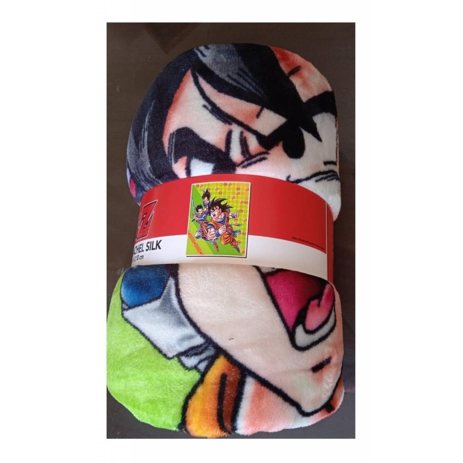 Cobertor Matrimonial Frazada Ligera Dragon Ball 1.8x2.1m