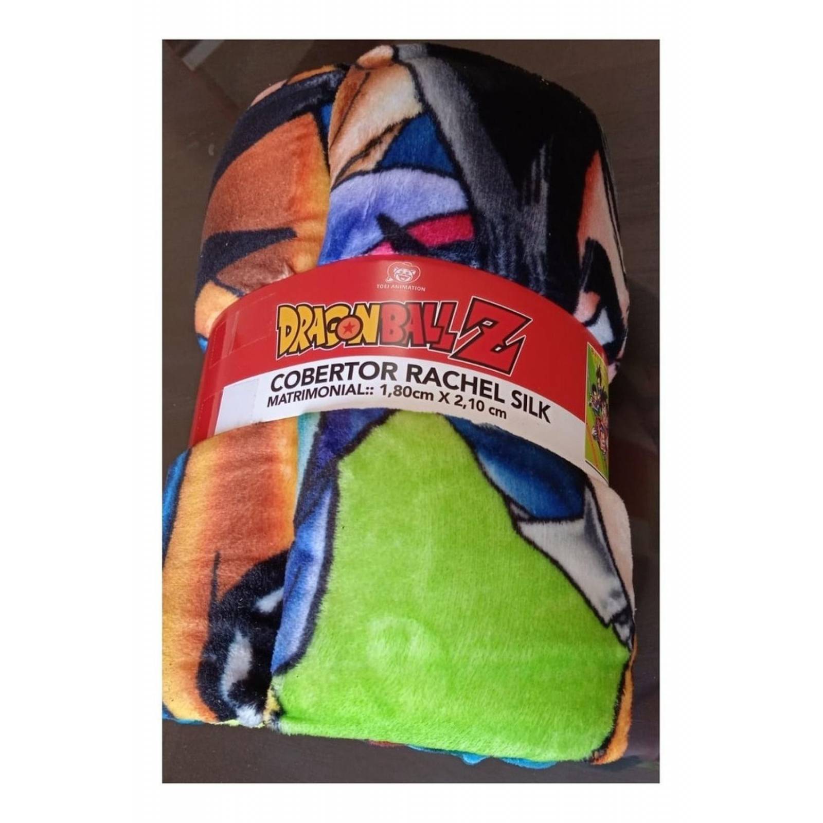 Cobertor Matrimonial Frazada Ligera Dragon Ball 1.8x2.1m