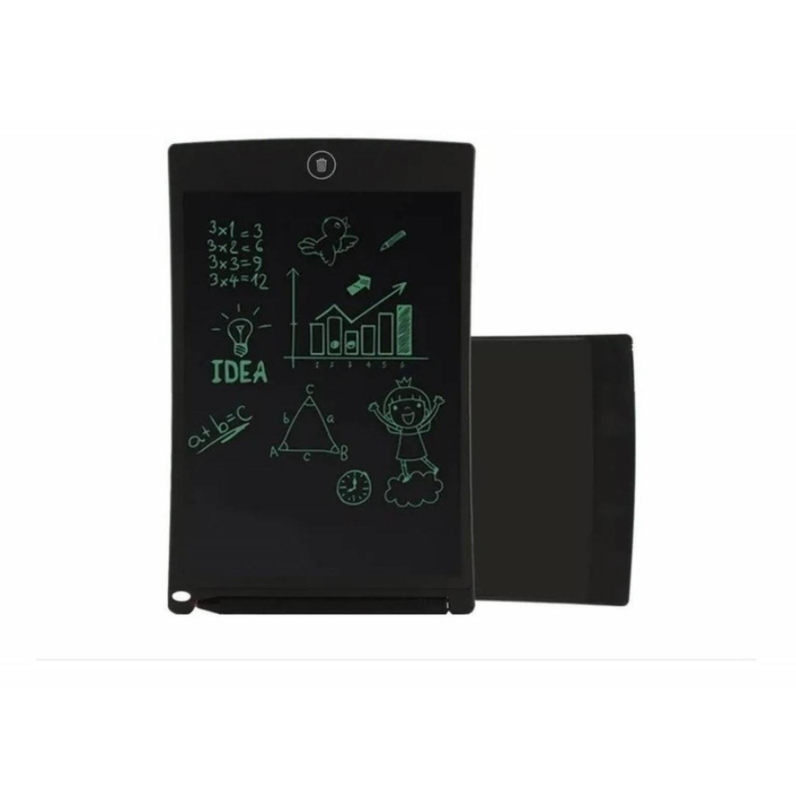 Tableta Digital De 8 Lcd Para Dibujo O Recados Negra 