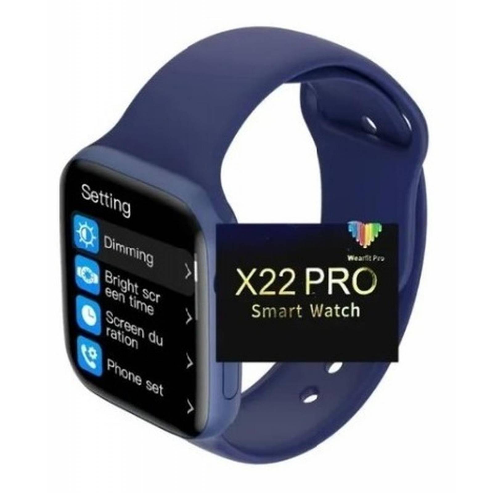 Smartwatch Para Mujer, Extensible Metálico Color Azul