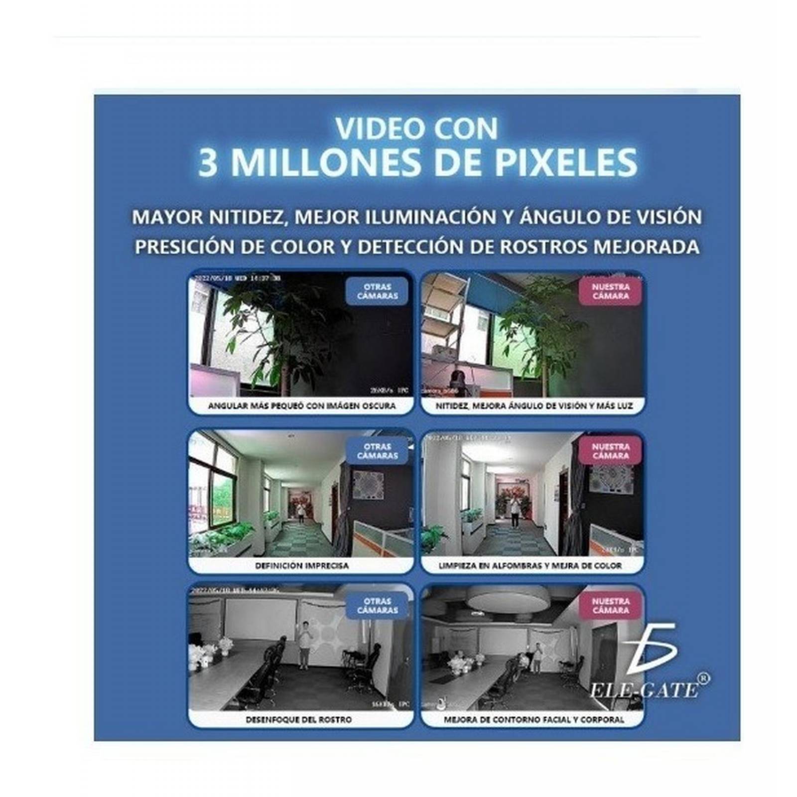 Camara Wifi 360 Motorizada Hd Tipo Foco 