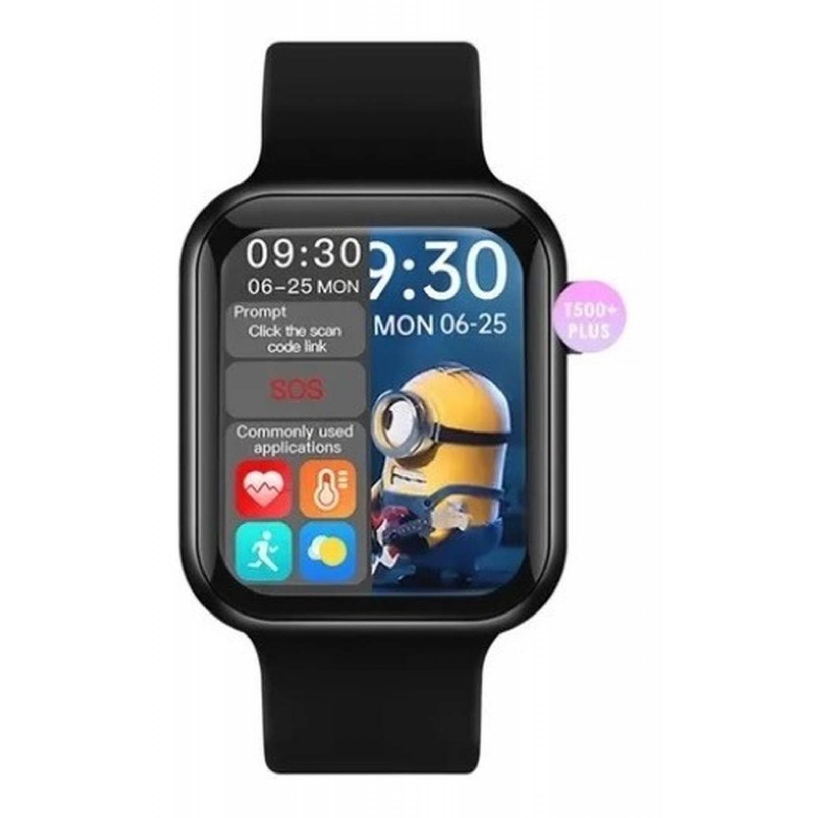 Smartwatch T500 + Plus Pro Series 6 Reloj Inteligente 2021 Negro