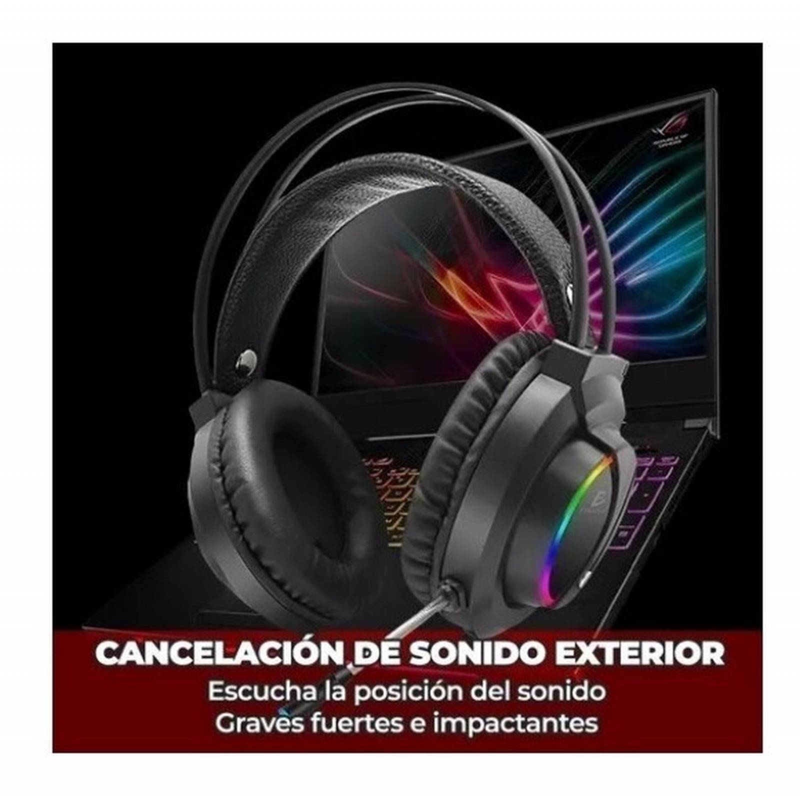 Audífonos Gamer Con Micrófono Para Ps4 Ps5 Xbox One Pc Mac .