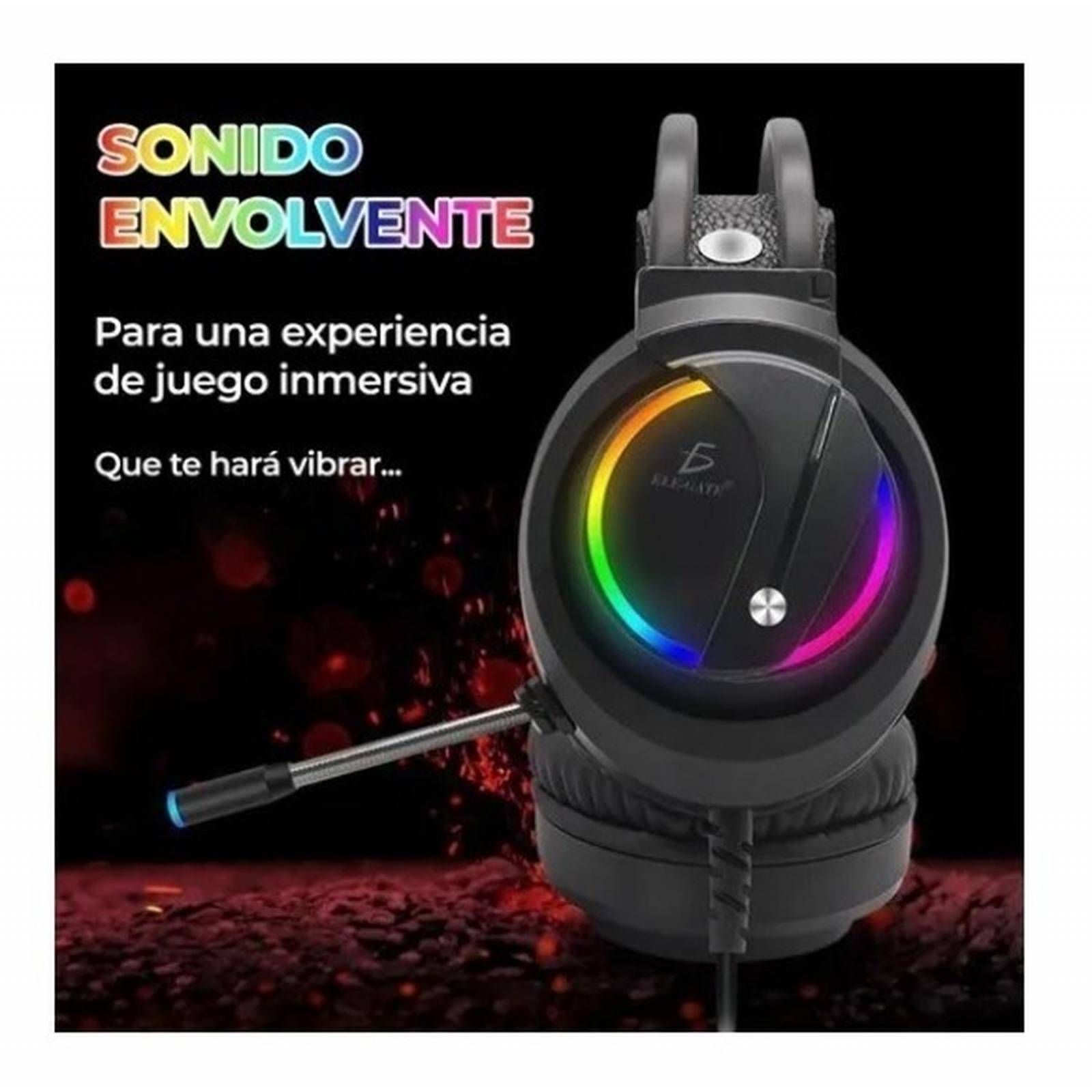 Audífonos Gamer Con Micrófono Para Ps4 Ps5 Xbox One Pc Mac .