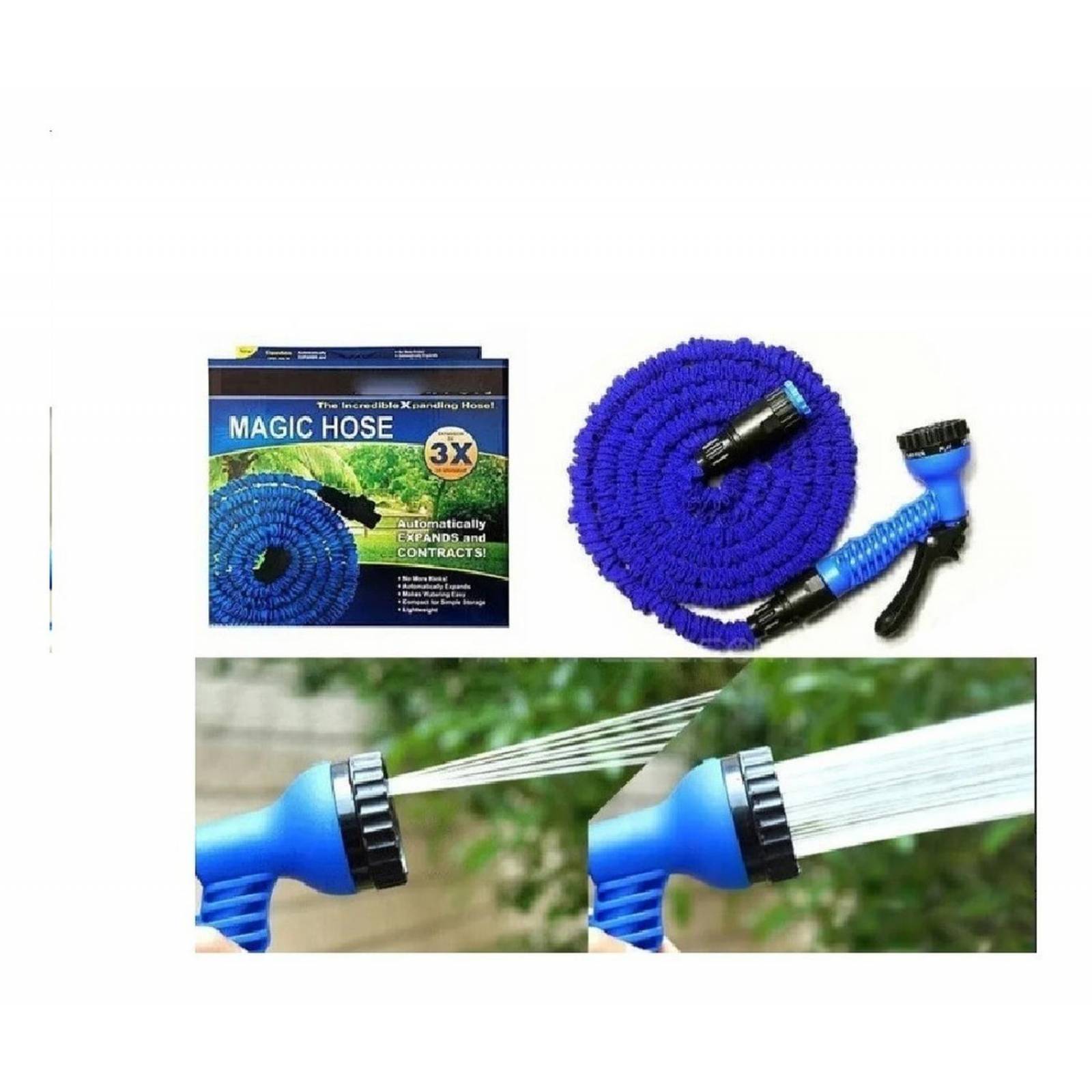 Manguera Expandible Retractil Magic Hose 50ft 15m C Pistola