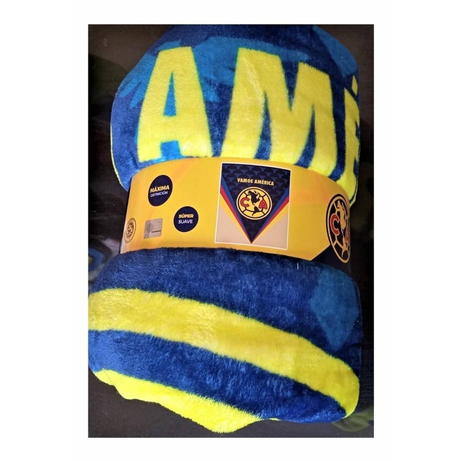 Cobertor Matrimonial Frazada Ligera Vamos América 1.8x2.1m