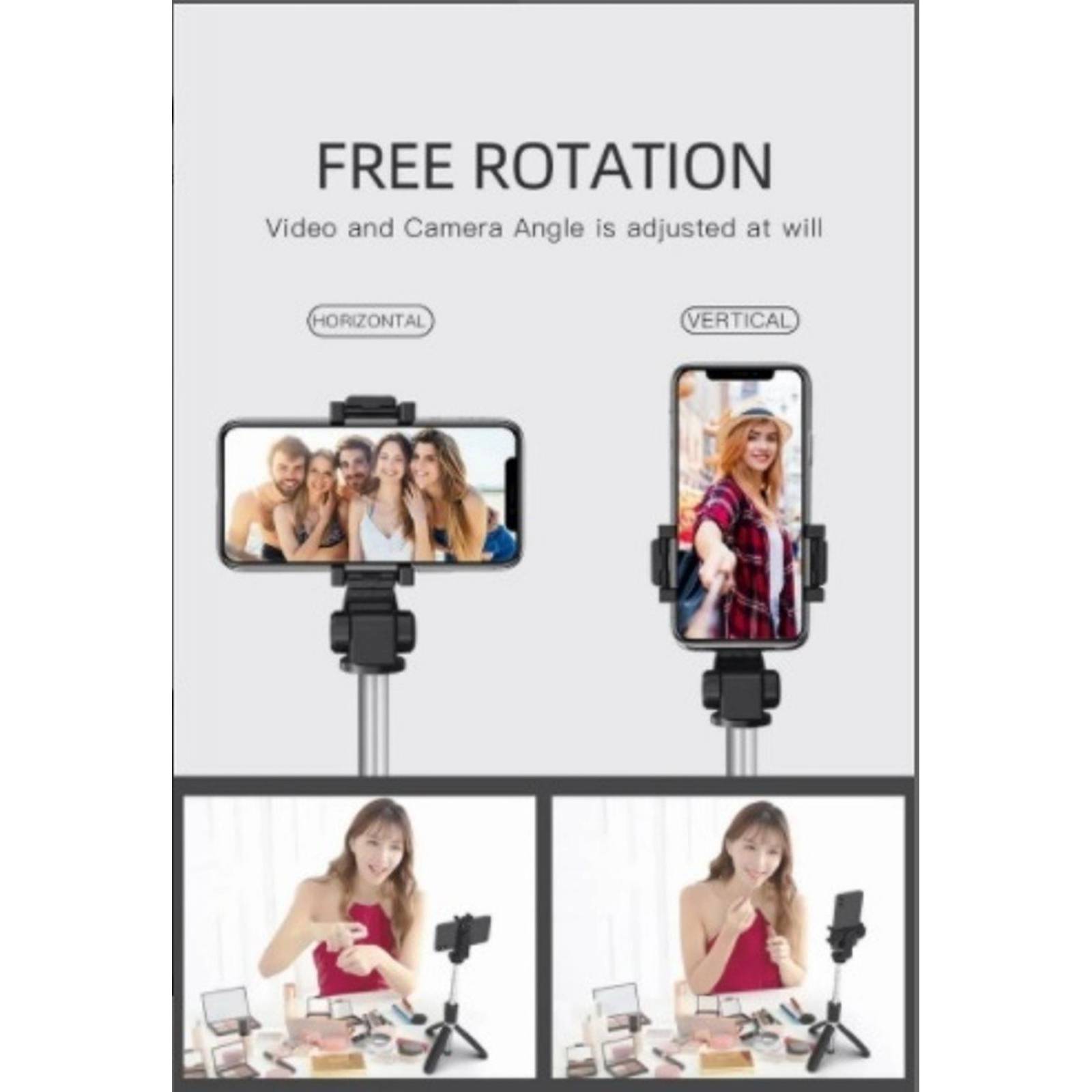 Bluetooth Selfie Stick Para Ios / Android Con Trípode 