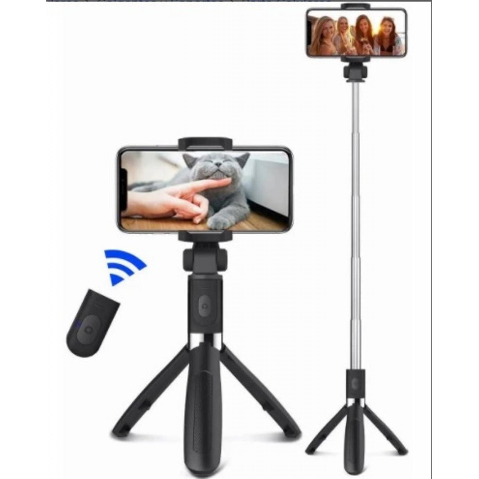 Bluetooth Selfie Stick Para Ios / Android Con Trípode 