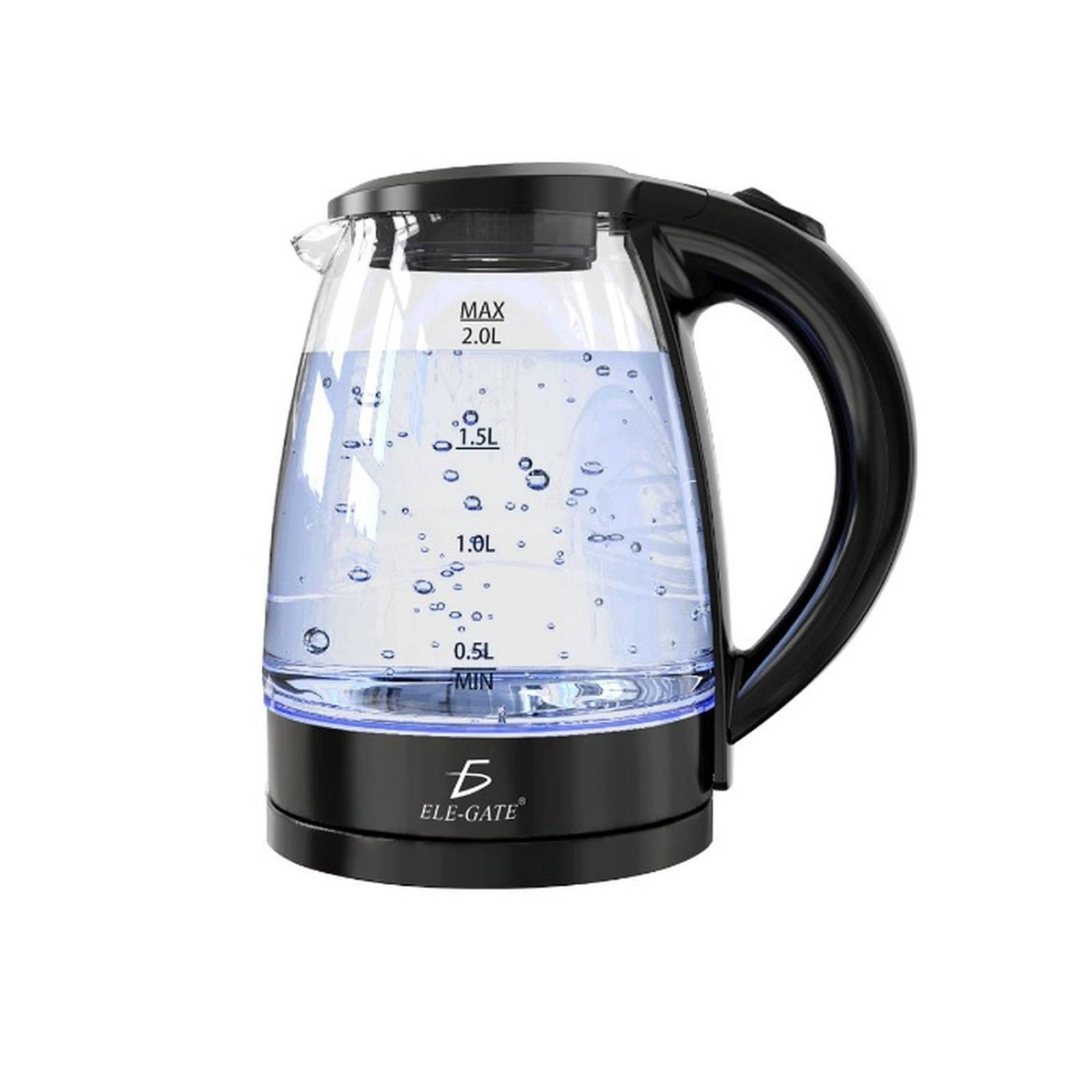 Tetera electrica de Vidrio de boro 2 Litros .