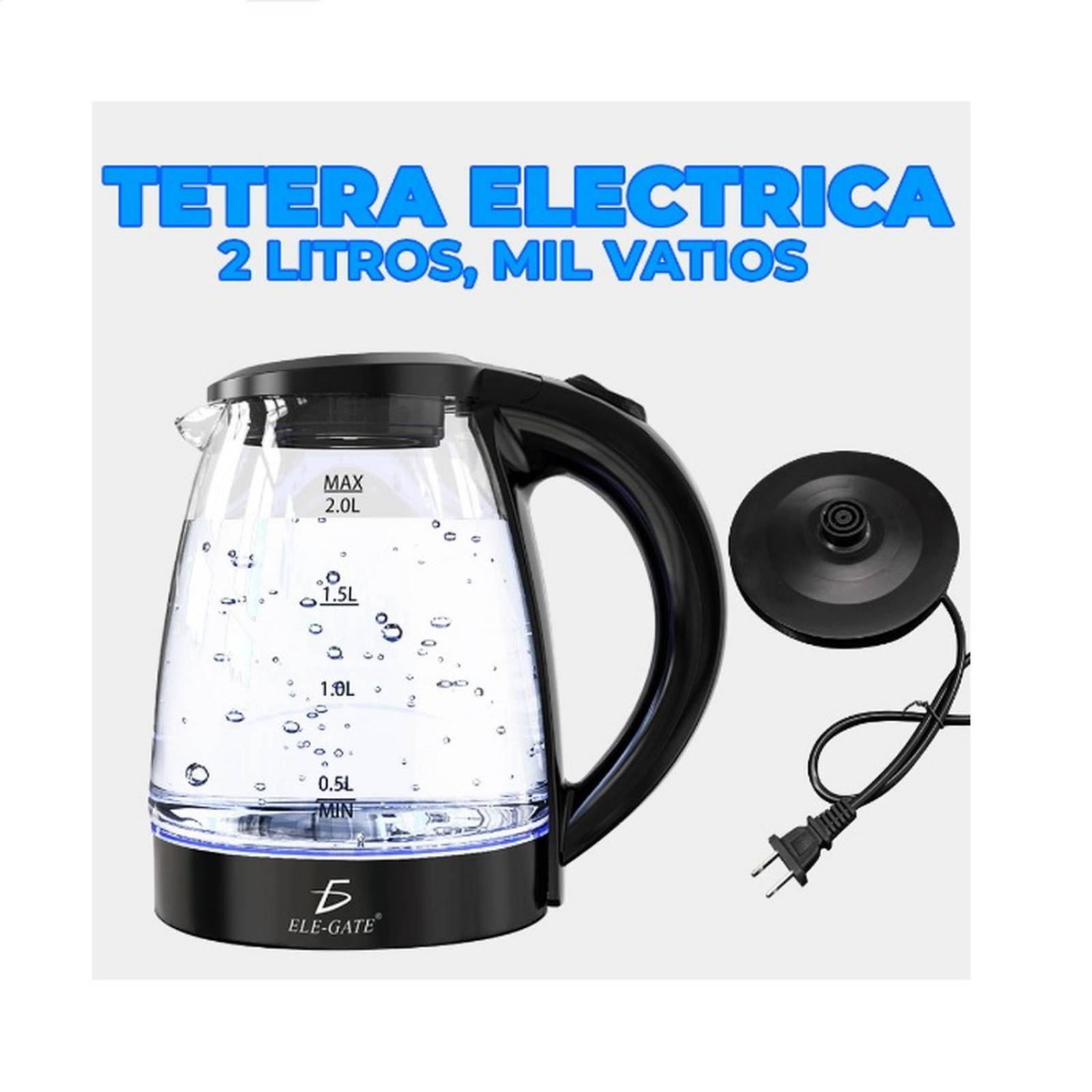 RCA TETERA ELECTRICA CON JARRA DE ACERO INOXIDABLE 2 LITROS