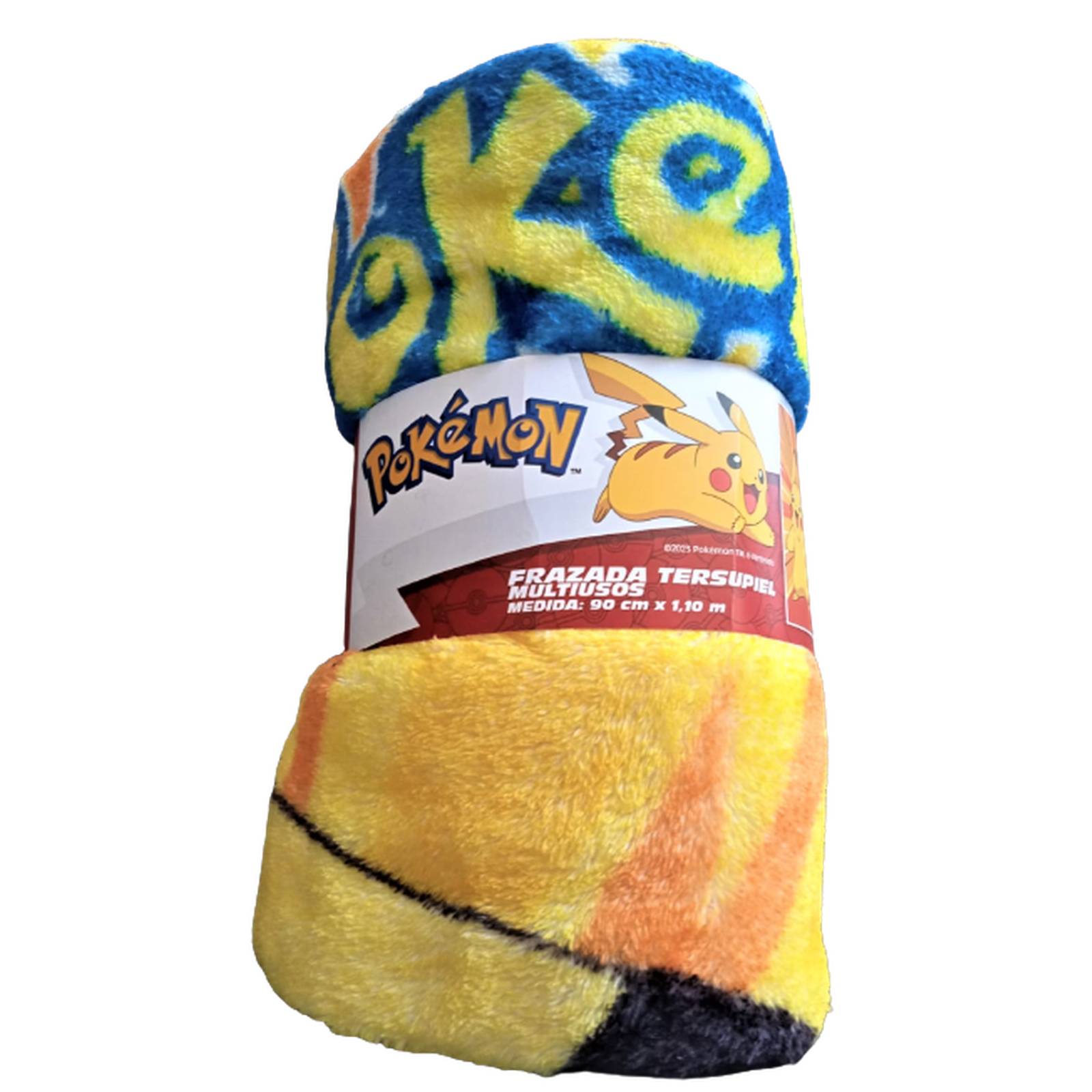 Cobertor Recien Nacido Frazada Pokemon Pikachu 90 x110cm 