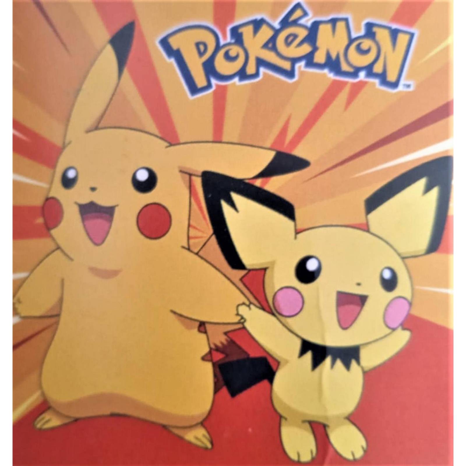 Cobertor Recien Nacido Frazada Pokemon Pikachu 90 x110cm 