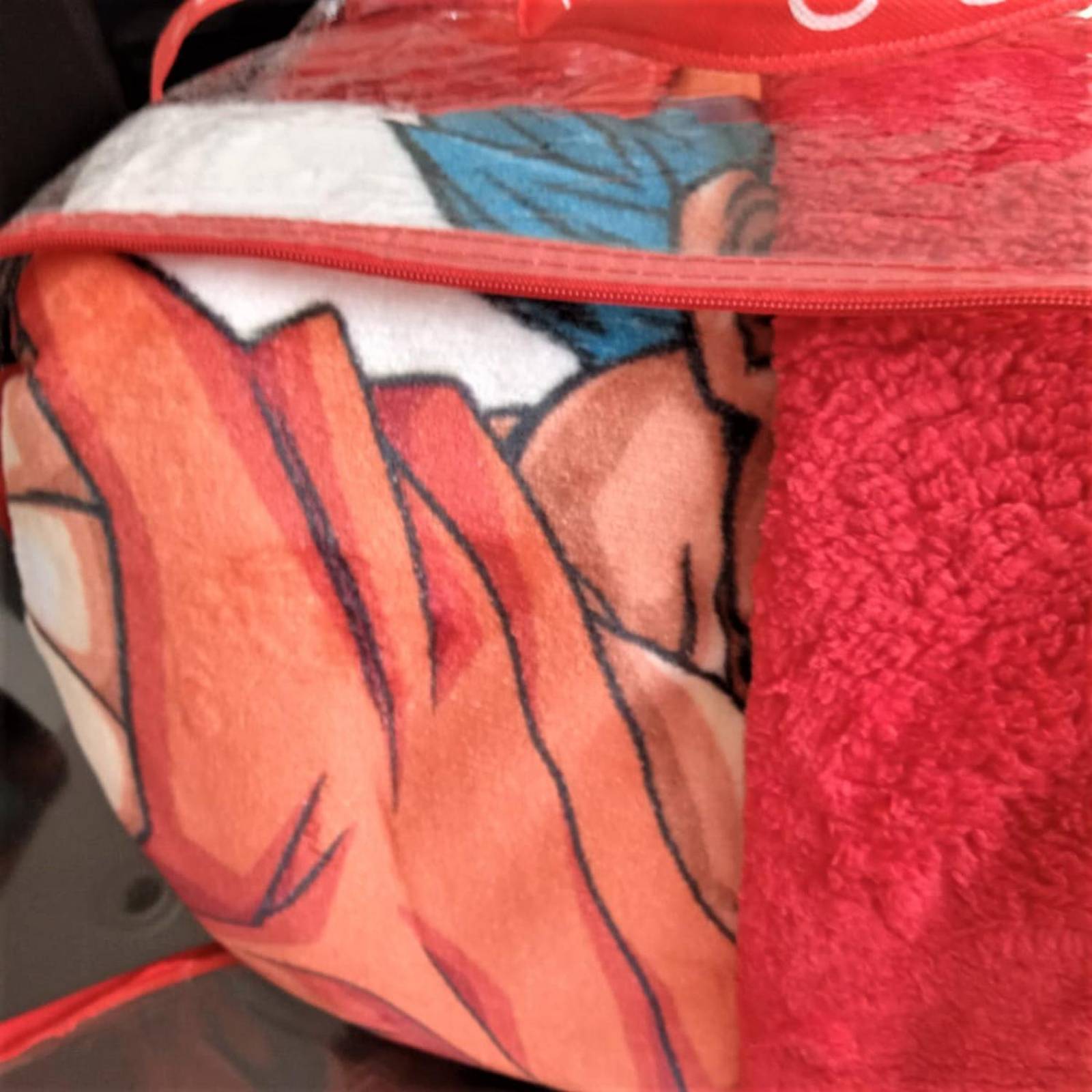 Edredon Individual Reverso Borrega Dragon Ball 150 x200cm