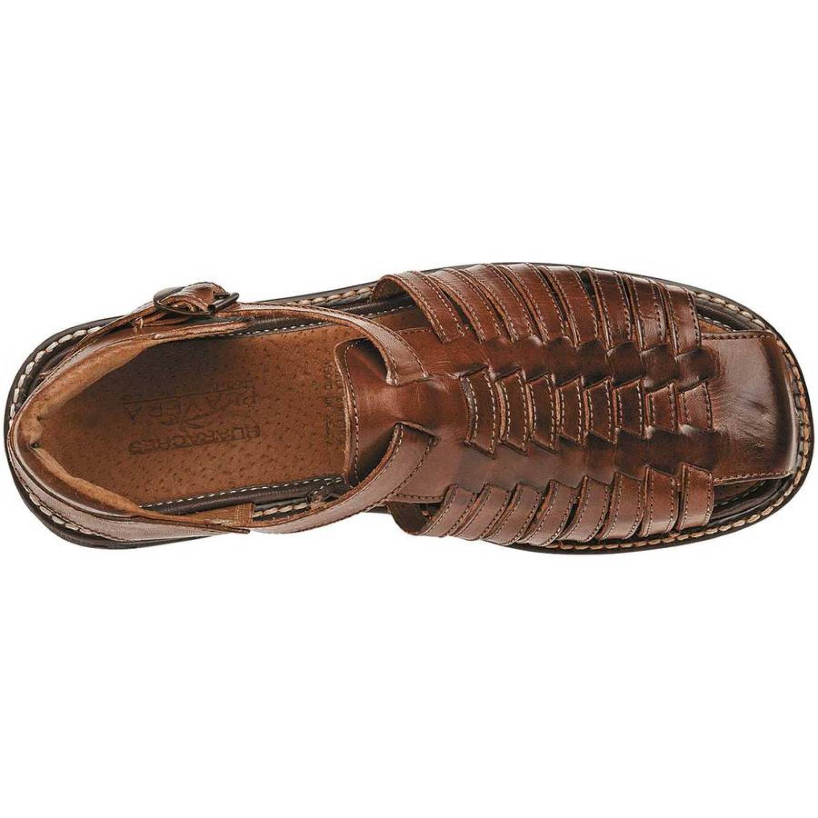 Sandalia Huaraches playera Cafe 58486