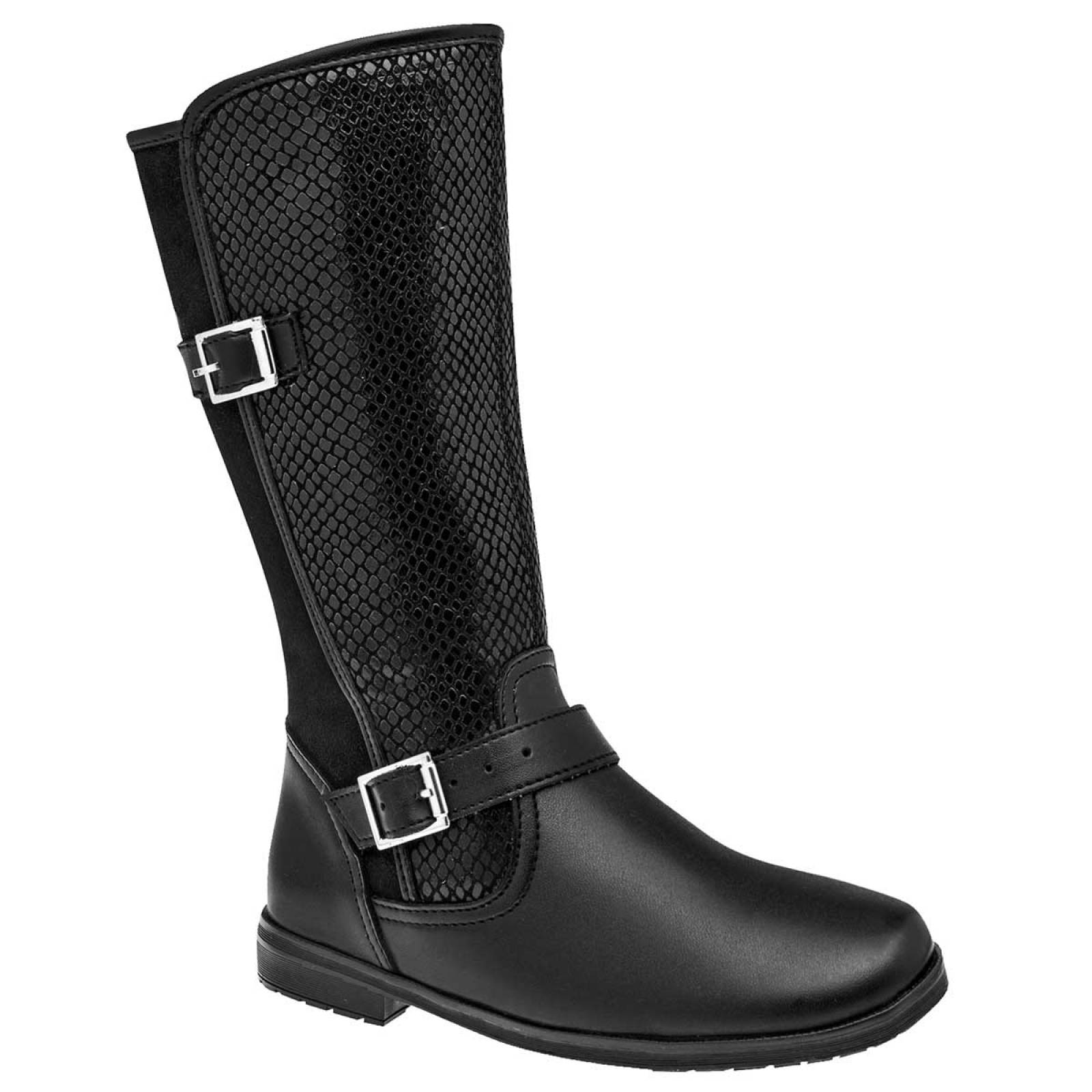 Bota y botín Ensueño Negro 98921