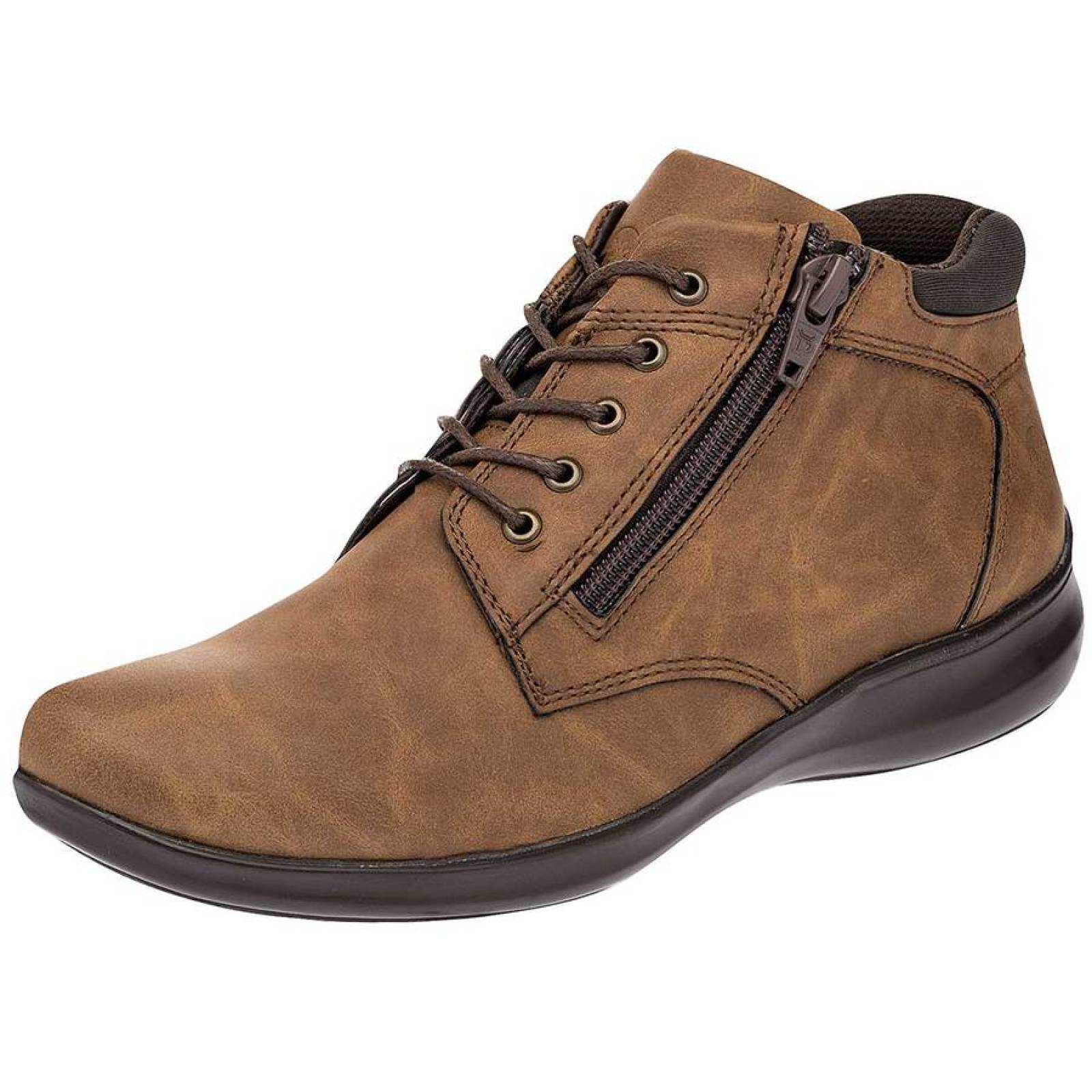 Bota y botín Moramora Camel 91517