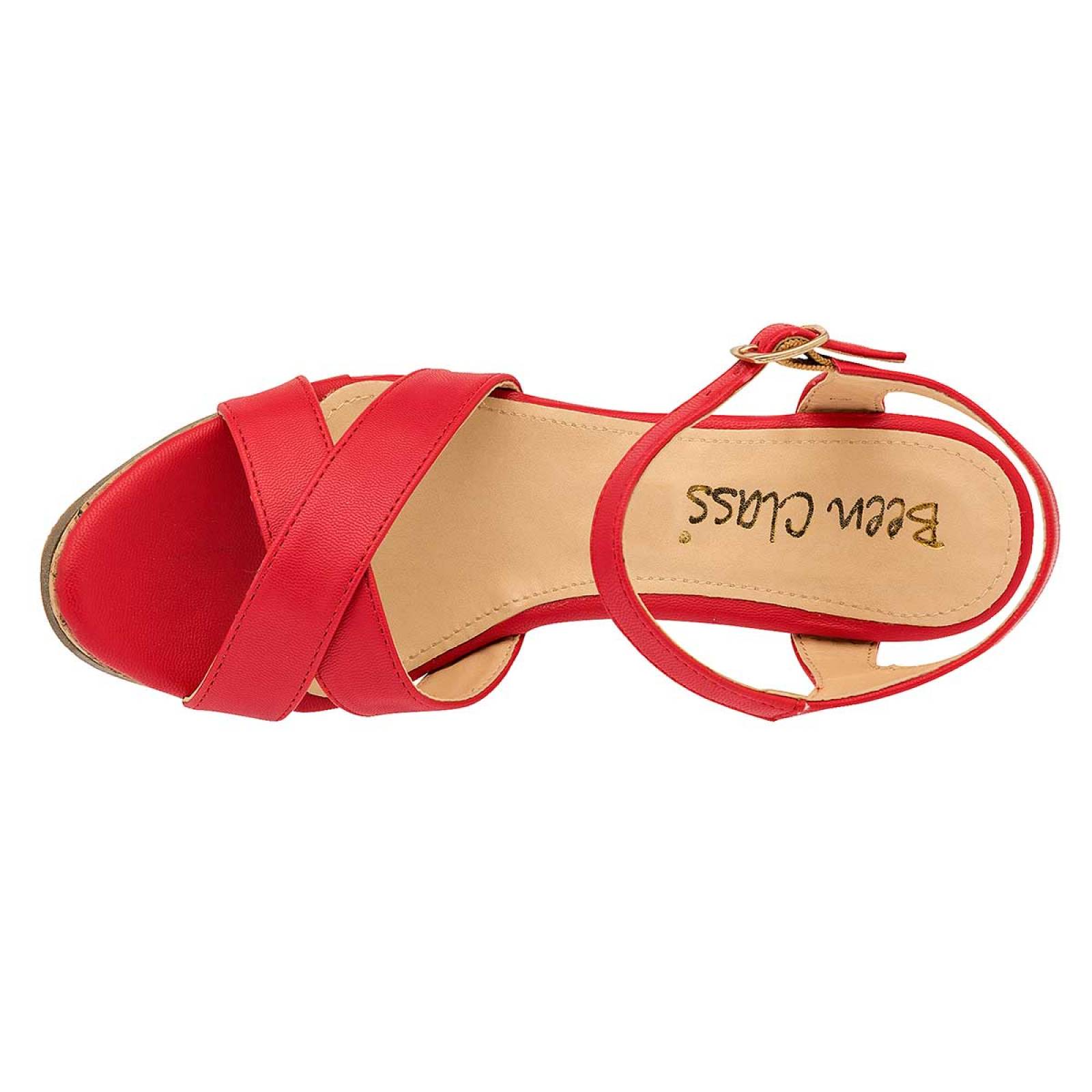 Sandalia Been class Rojo 101582
