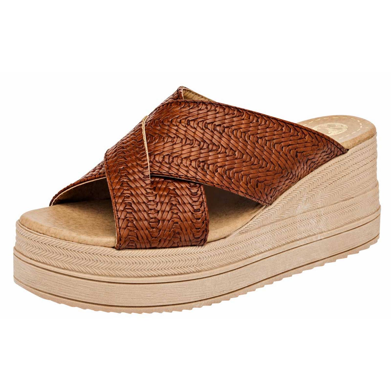 Sandalia Bellanca Camel 101593