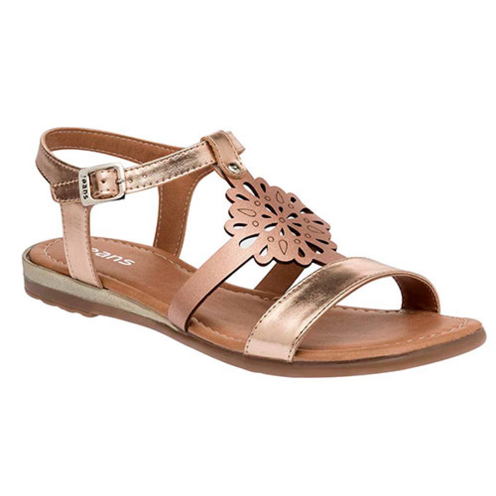 Sandalia Jeans shoes Oro 94601