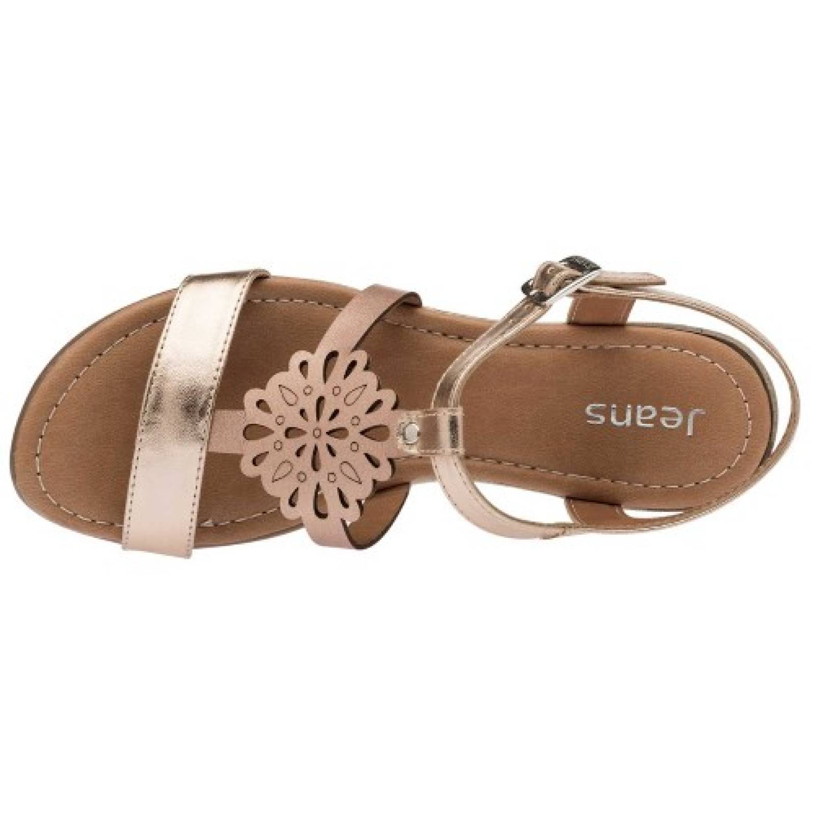 Sandalia Jeans shoes Oro 94601